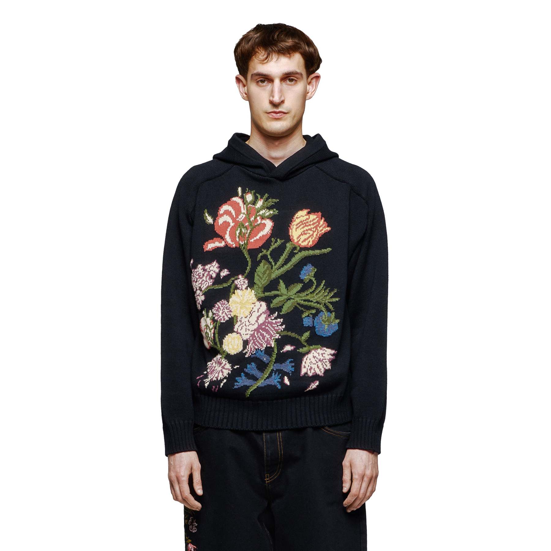 "garden of eden" Knit black-Fineriform