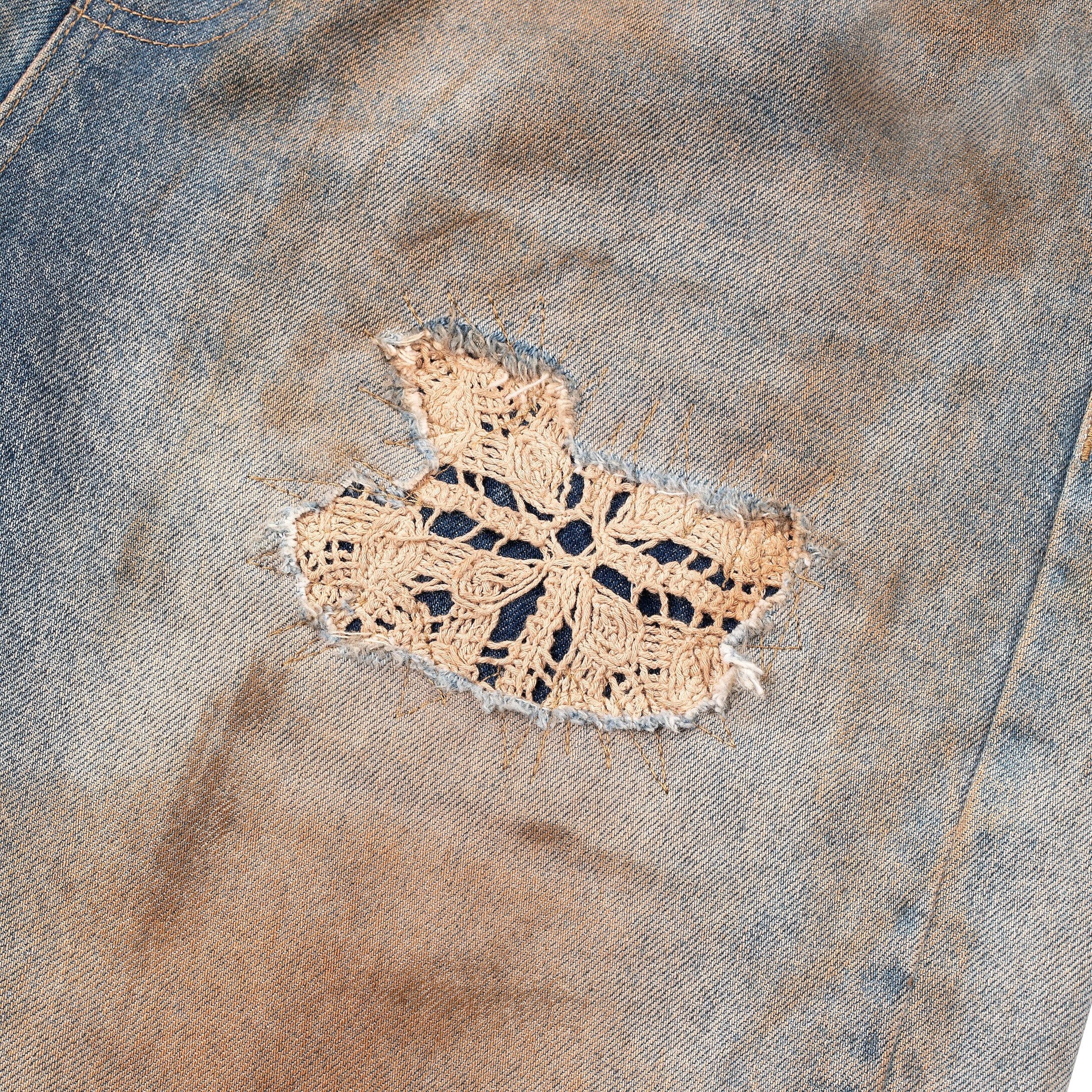 "lotus" Jorts mud wash-Fineriform