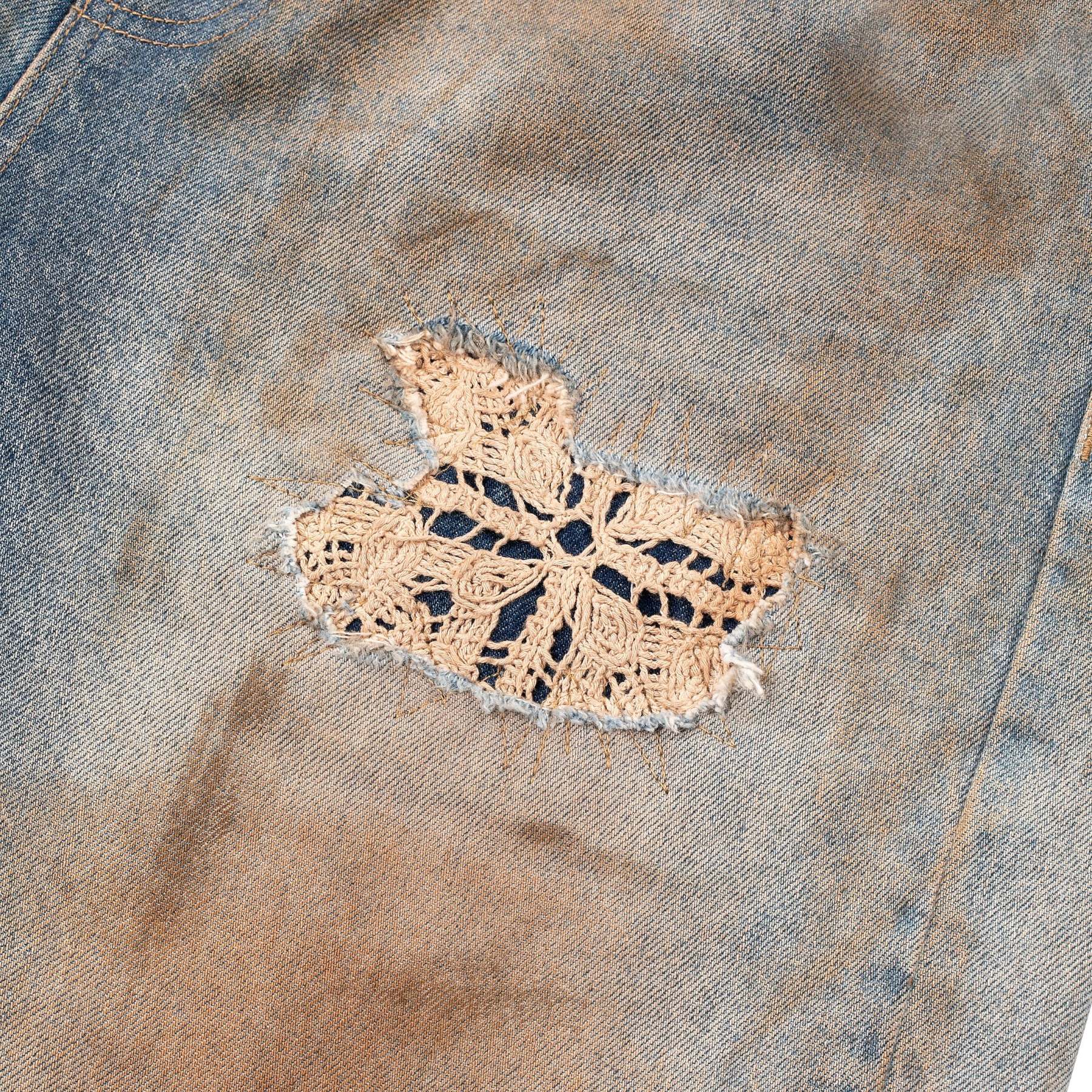 "lotus" Jorts mud wash-Fineriform