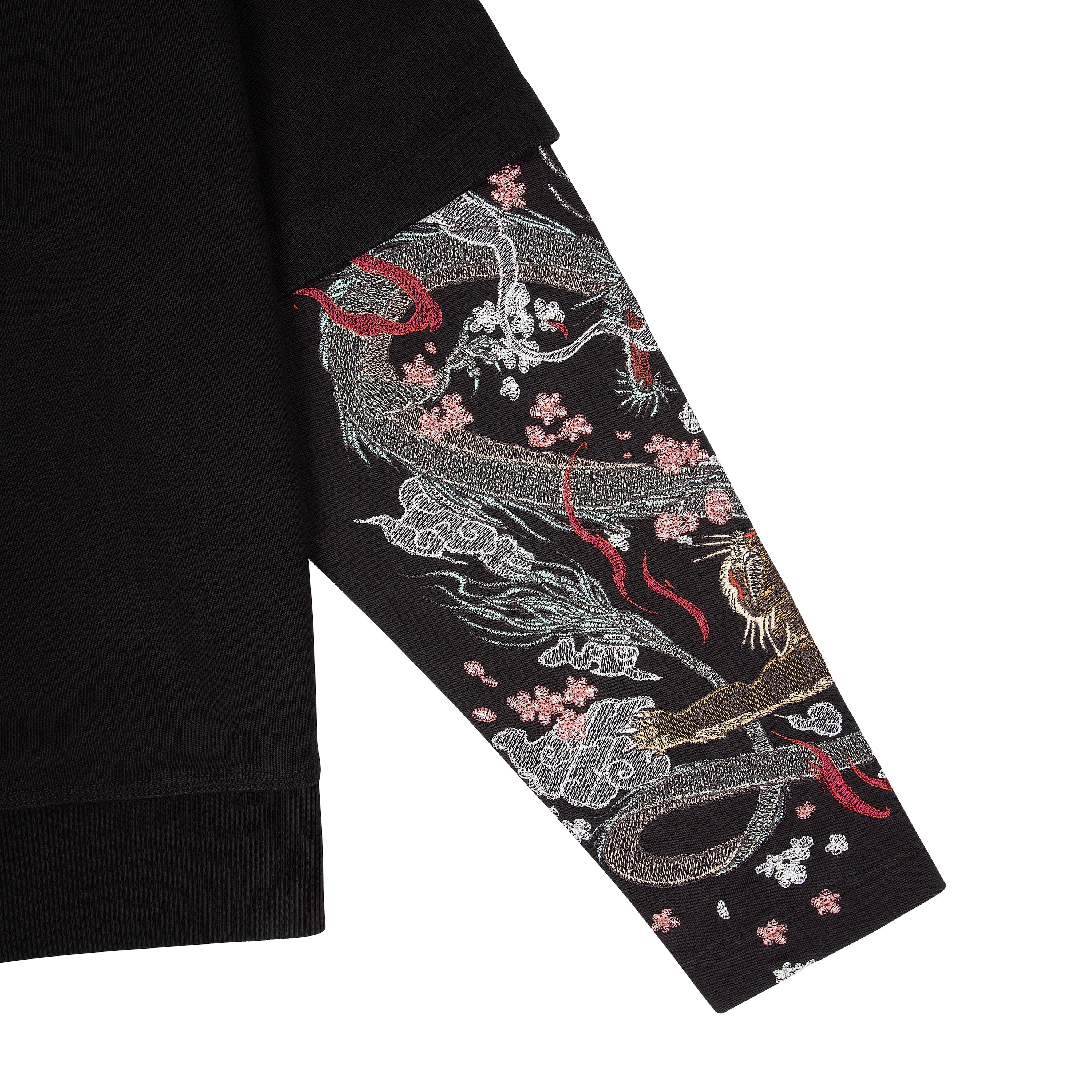 "yakuza" double sleeve Hoodie-Fineriform