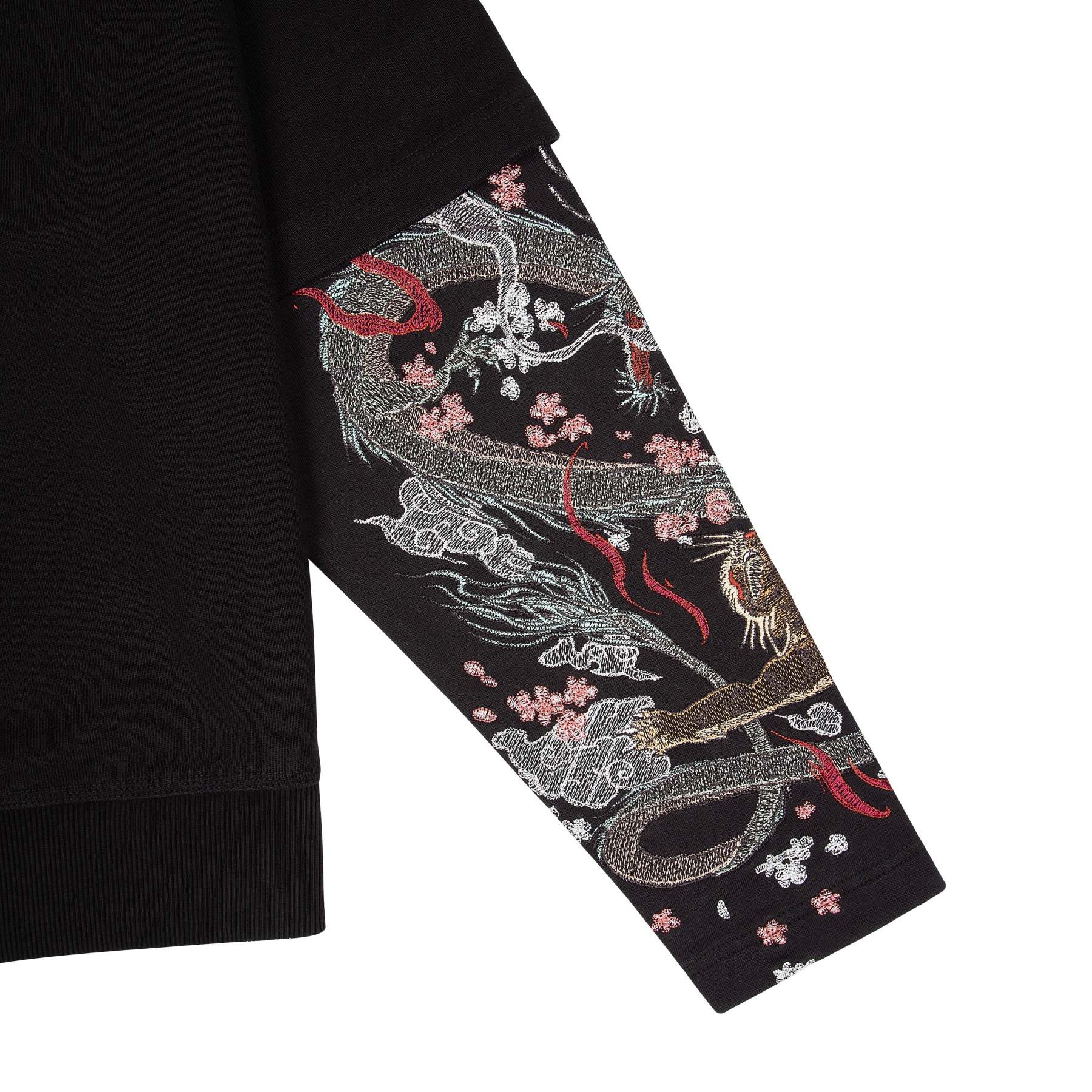 "yakuza" double sleeve Hoodie-Fineriform