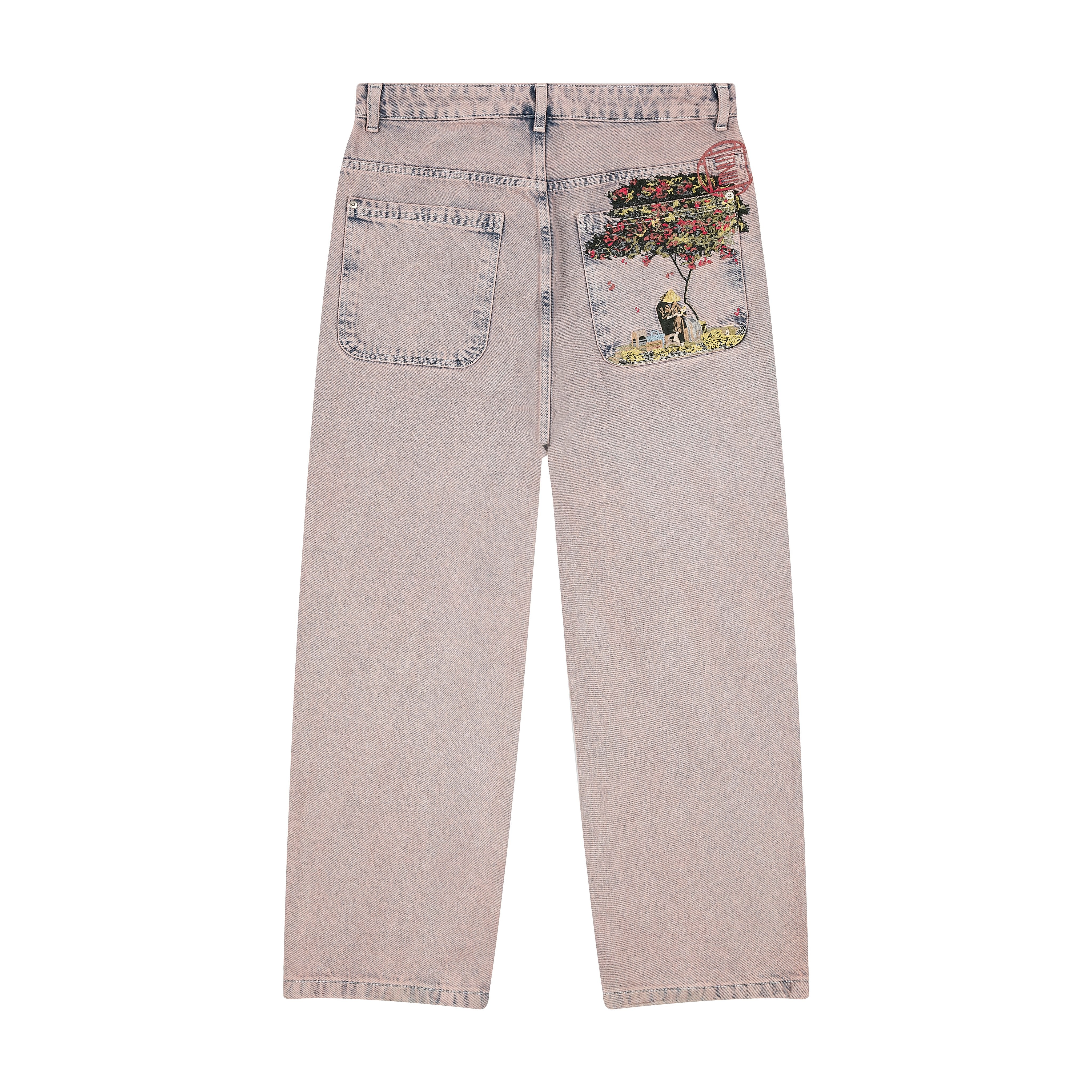 "lotus" denim faded rose-Fineriform
