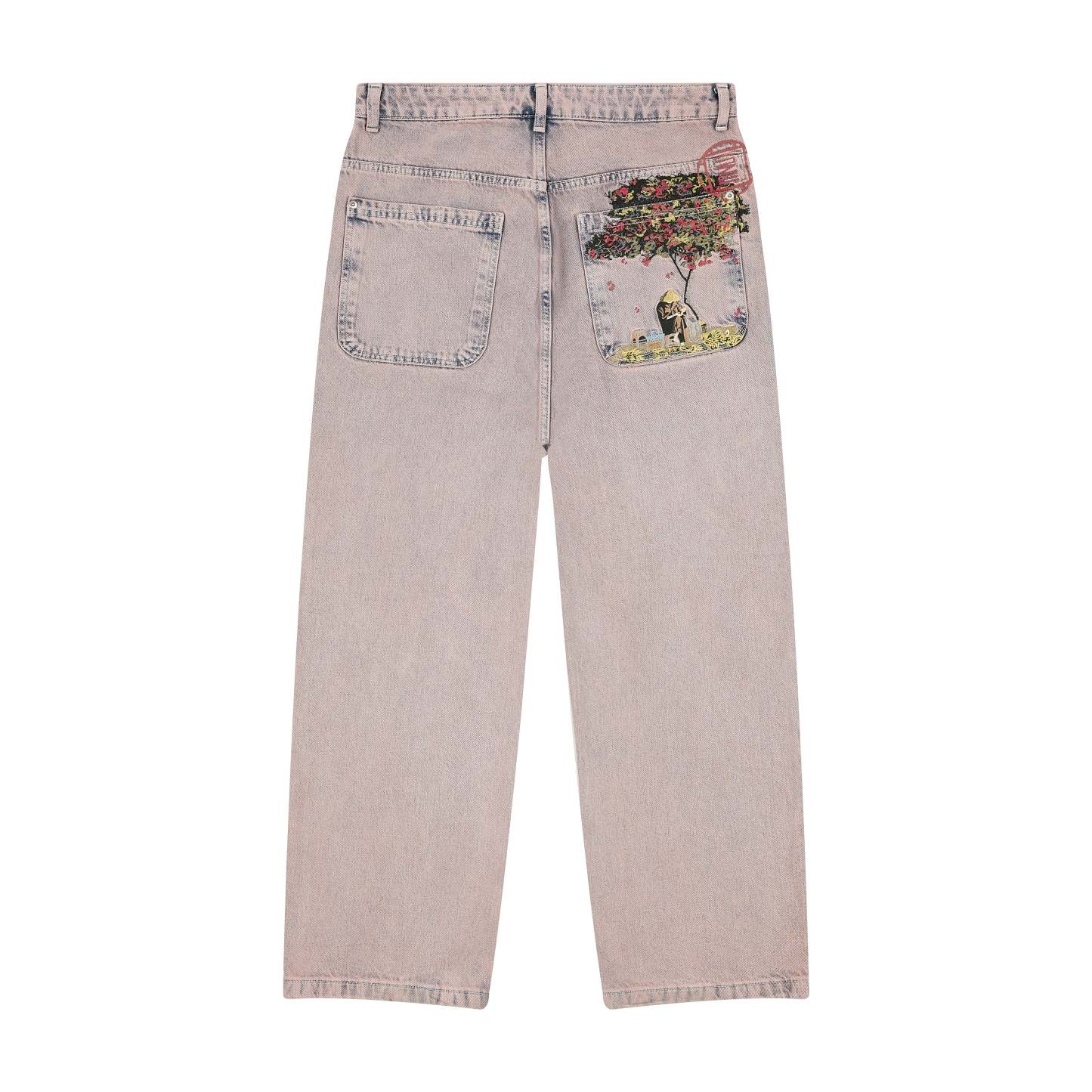 "lotus" denim faded rose-Fineriform