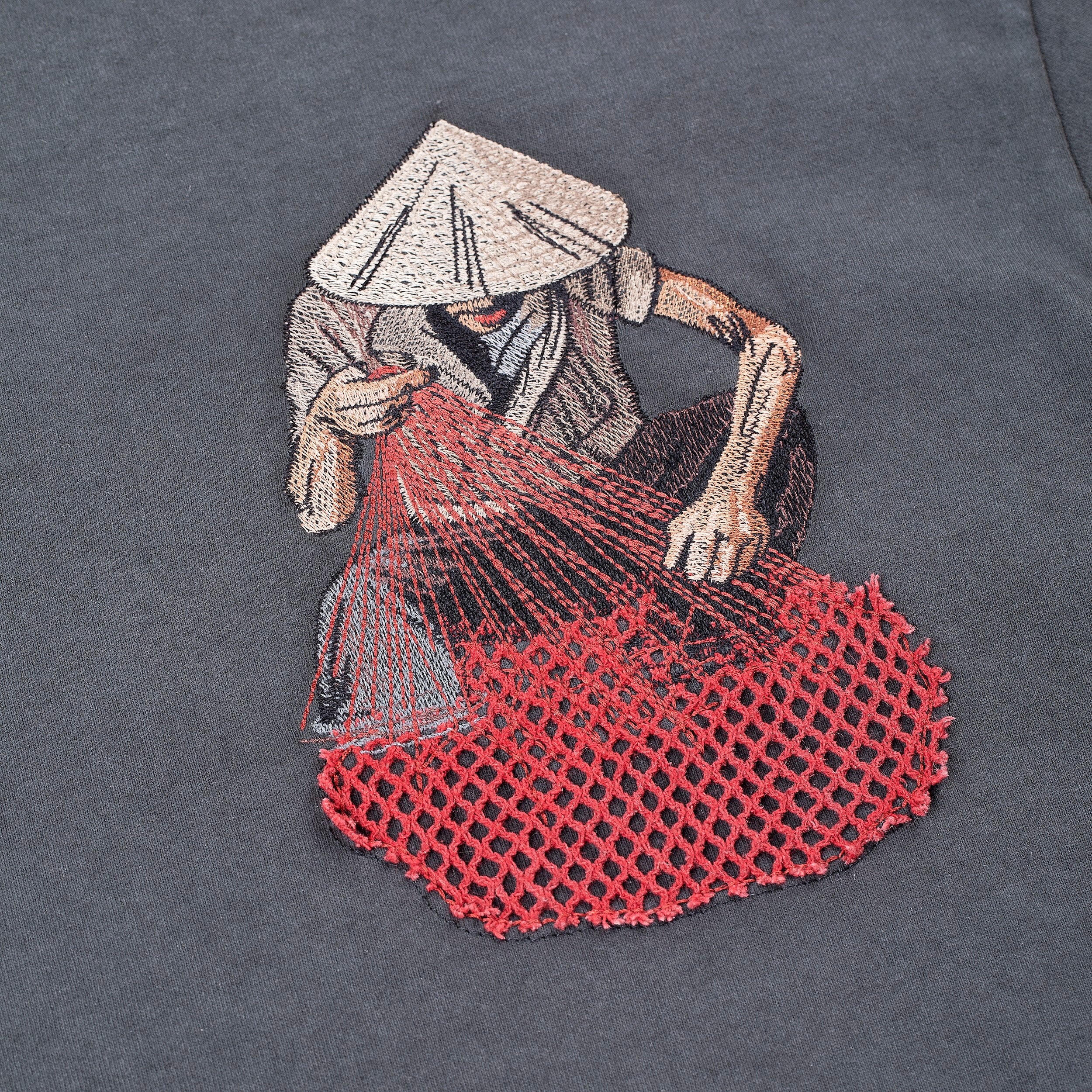 "lotus" T shirt anthracite-Fineriform