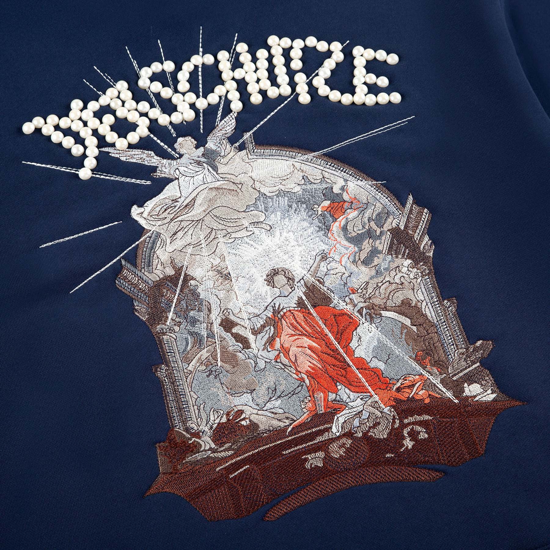 "awakening" Hoodie navy-Fineriform