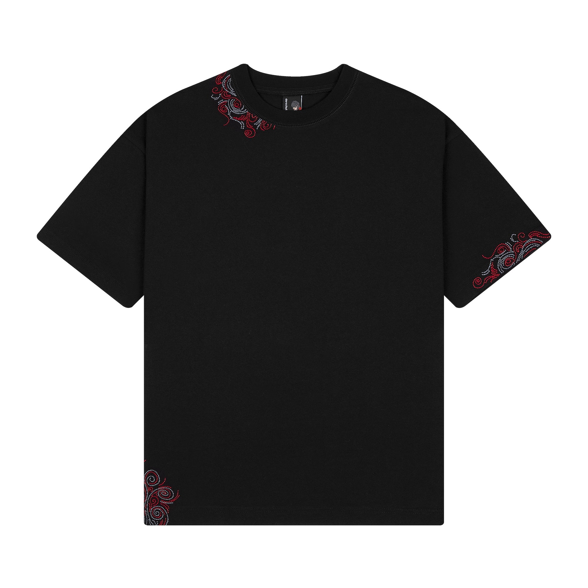 "mosaic" T Shirt black 01-Fineriform