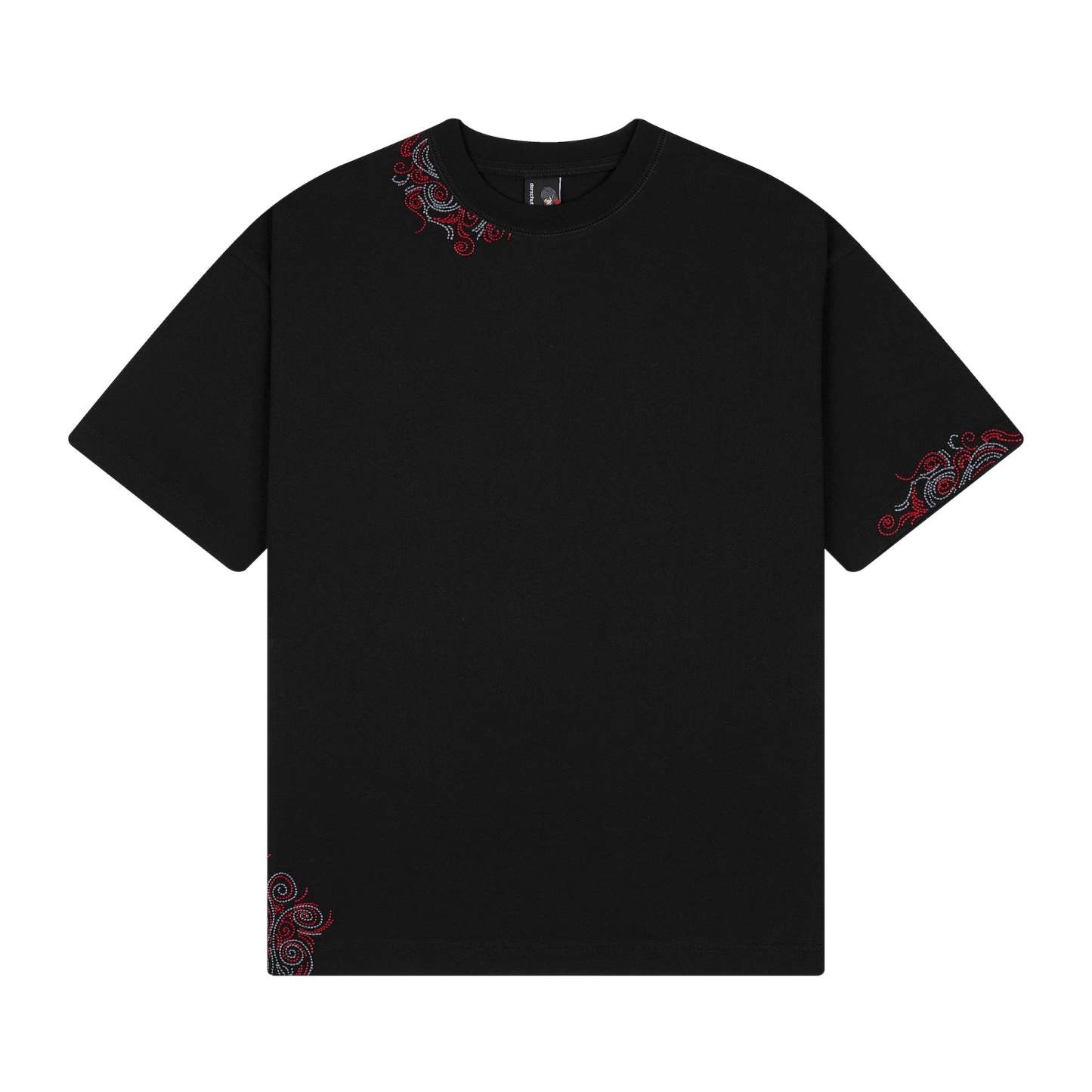 "mosaic" T Shirt black 01-Fineriform