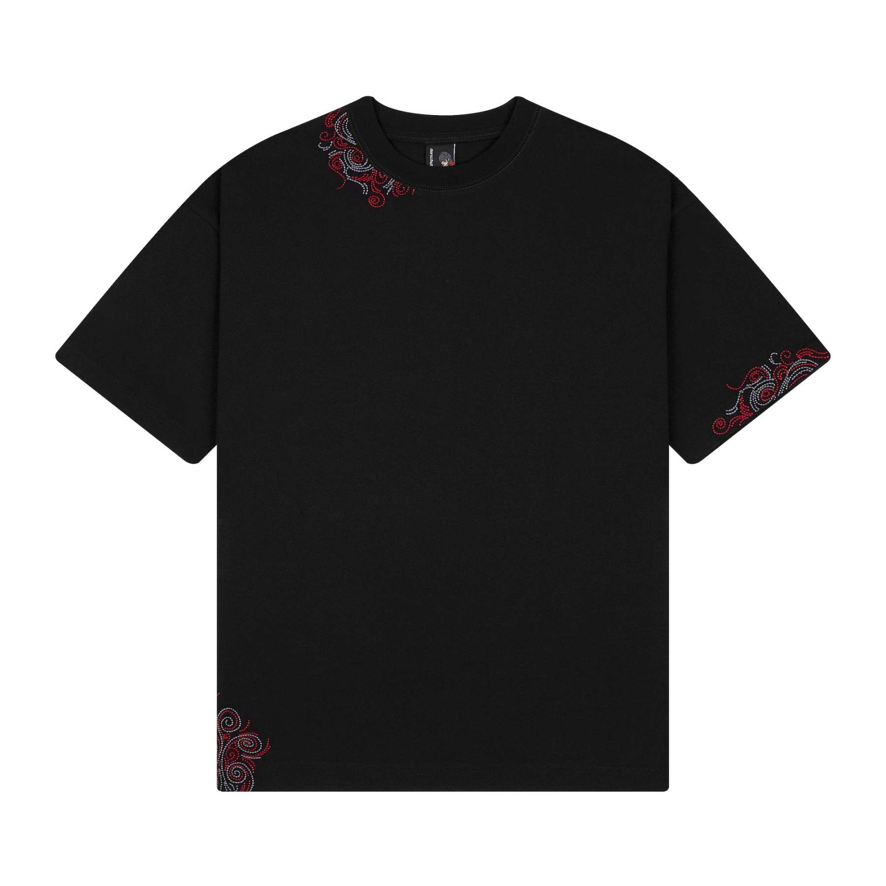 "mosaic" T Shirt black 01-Fineriform