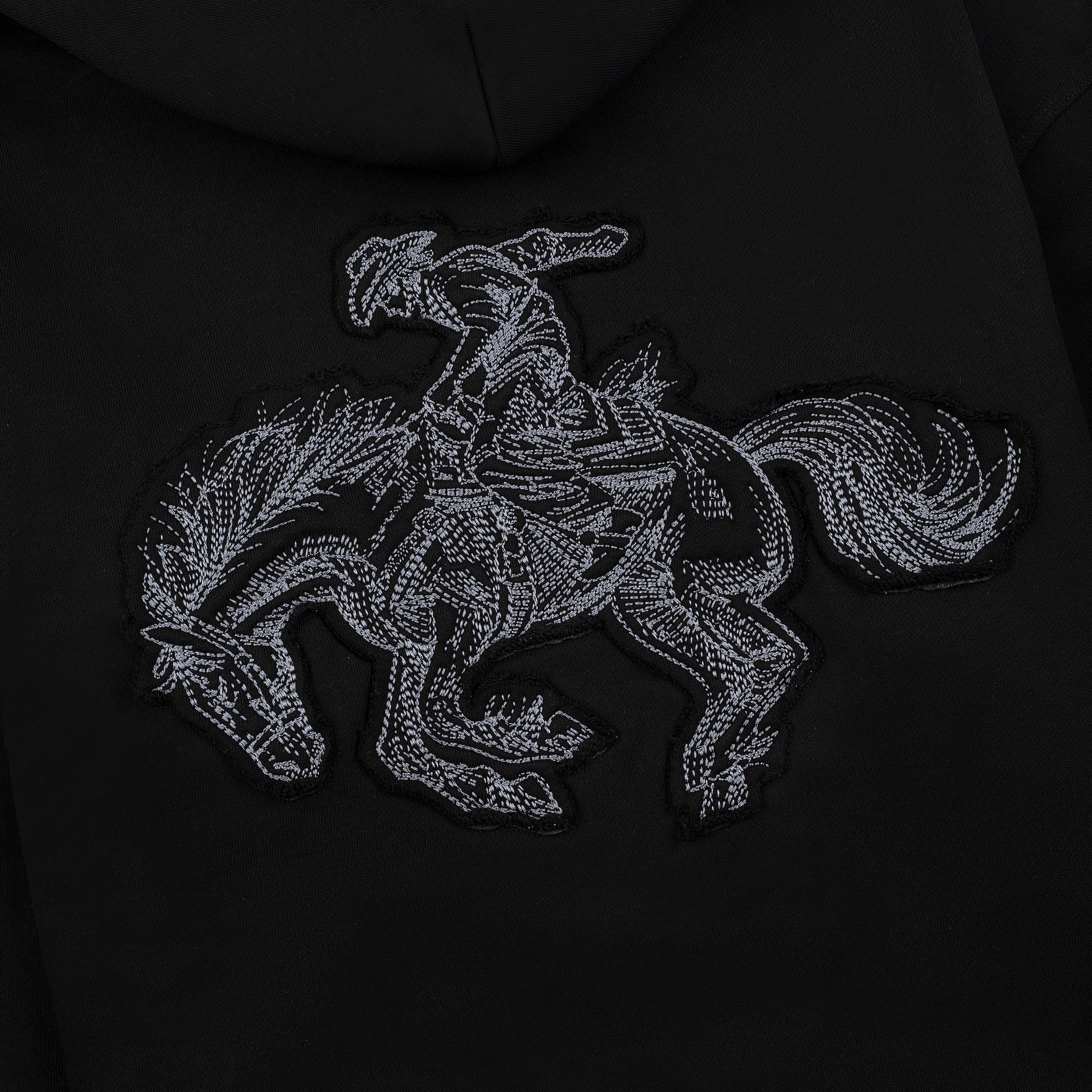 "western" Zip Up black-Fineriform