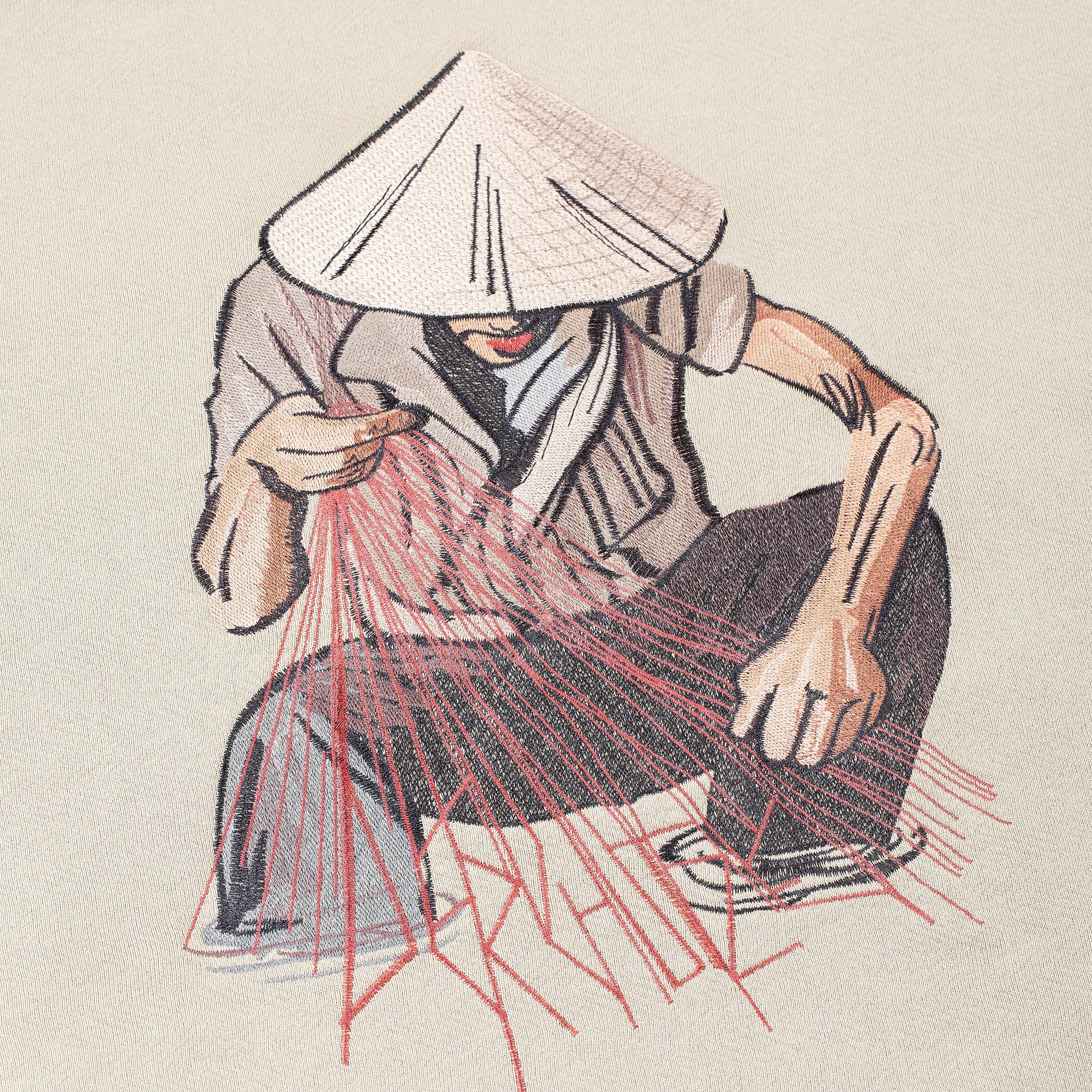 "lotus" Hoodie sage green-Fineriform