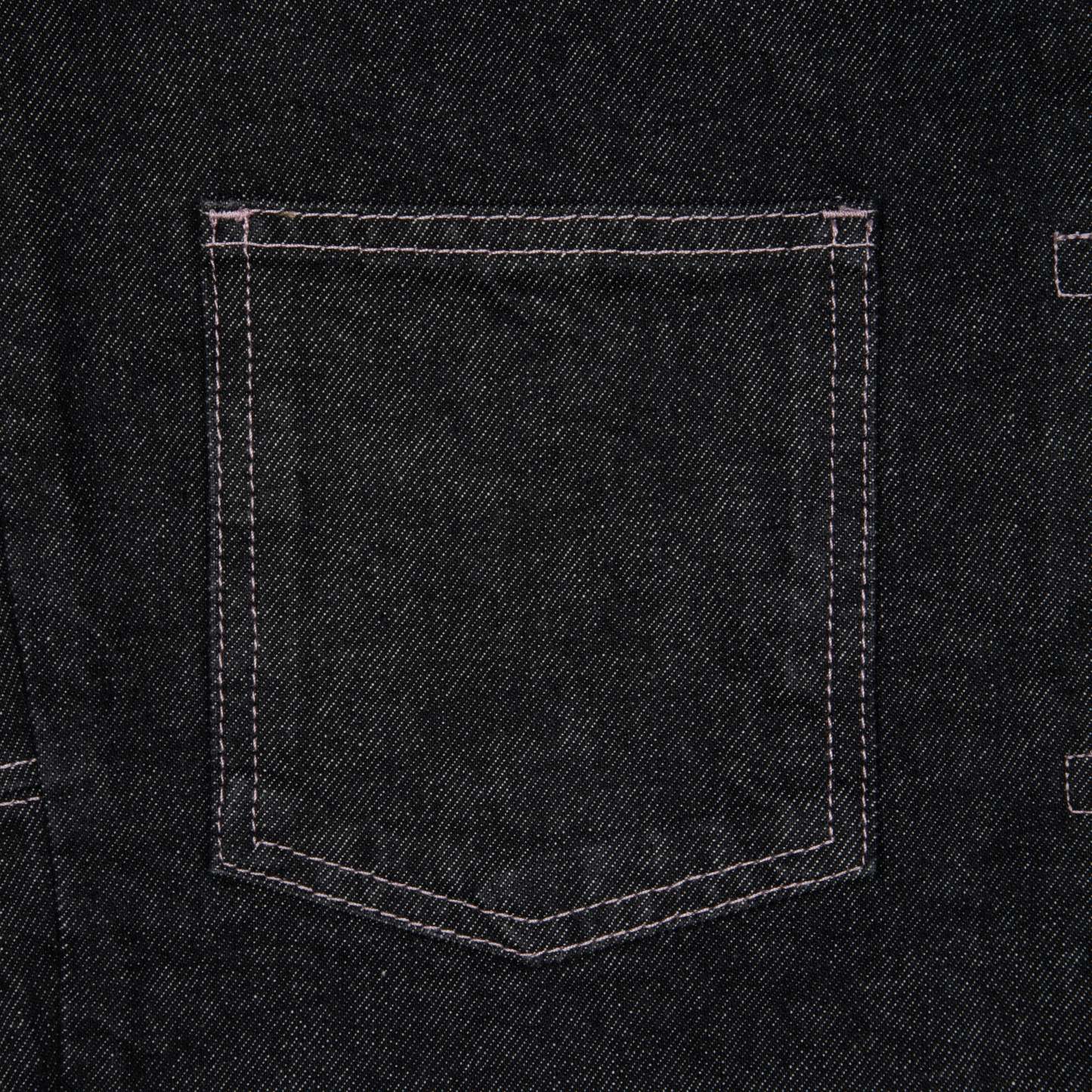 "yakuza" raw denim Jacket-Fineriform