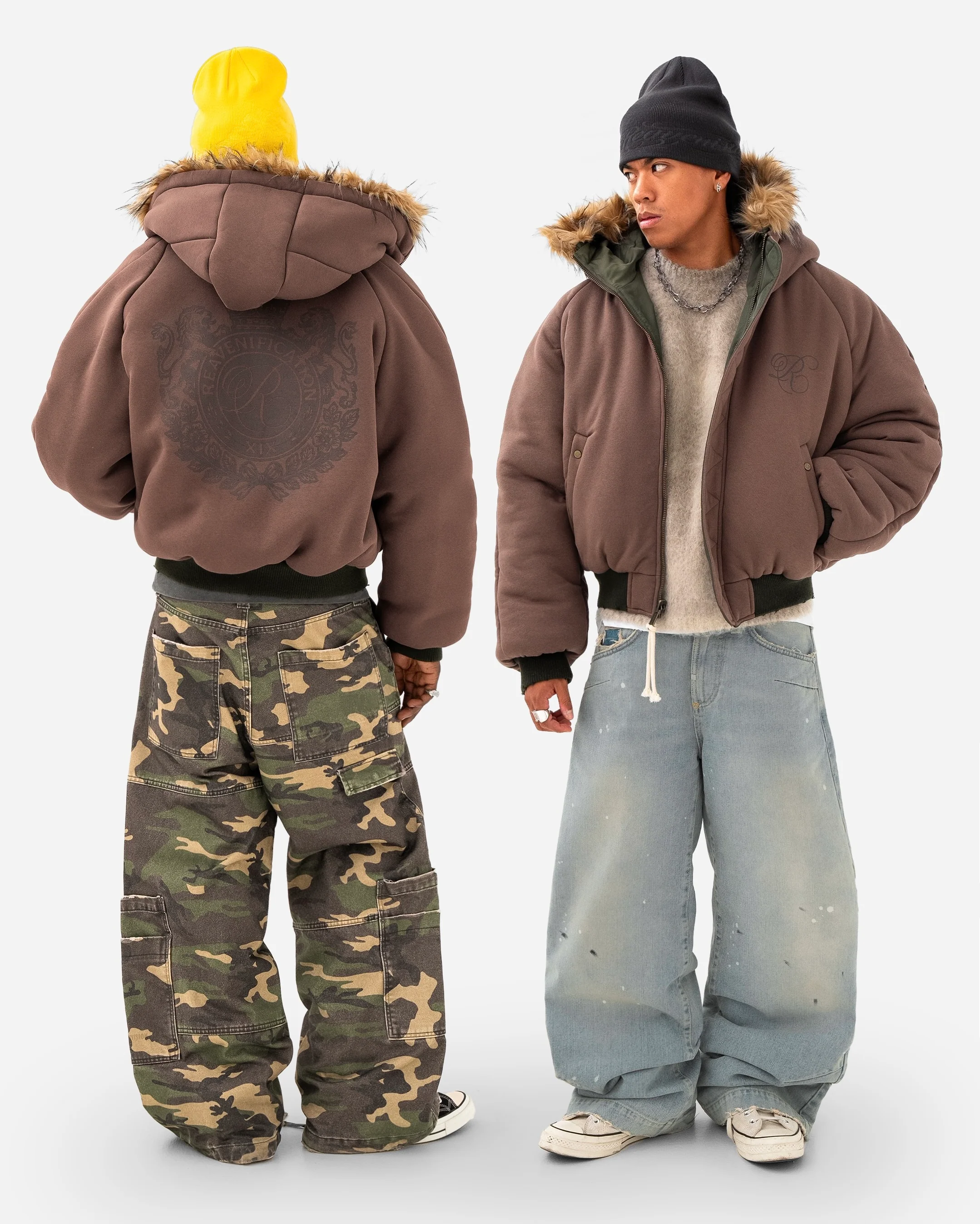 Fur Bomber Jacket-Fineriform