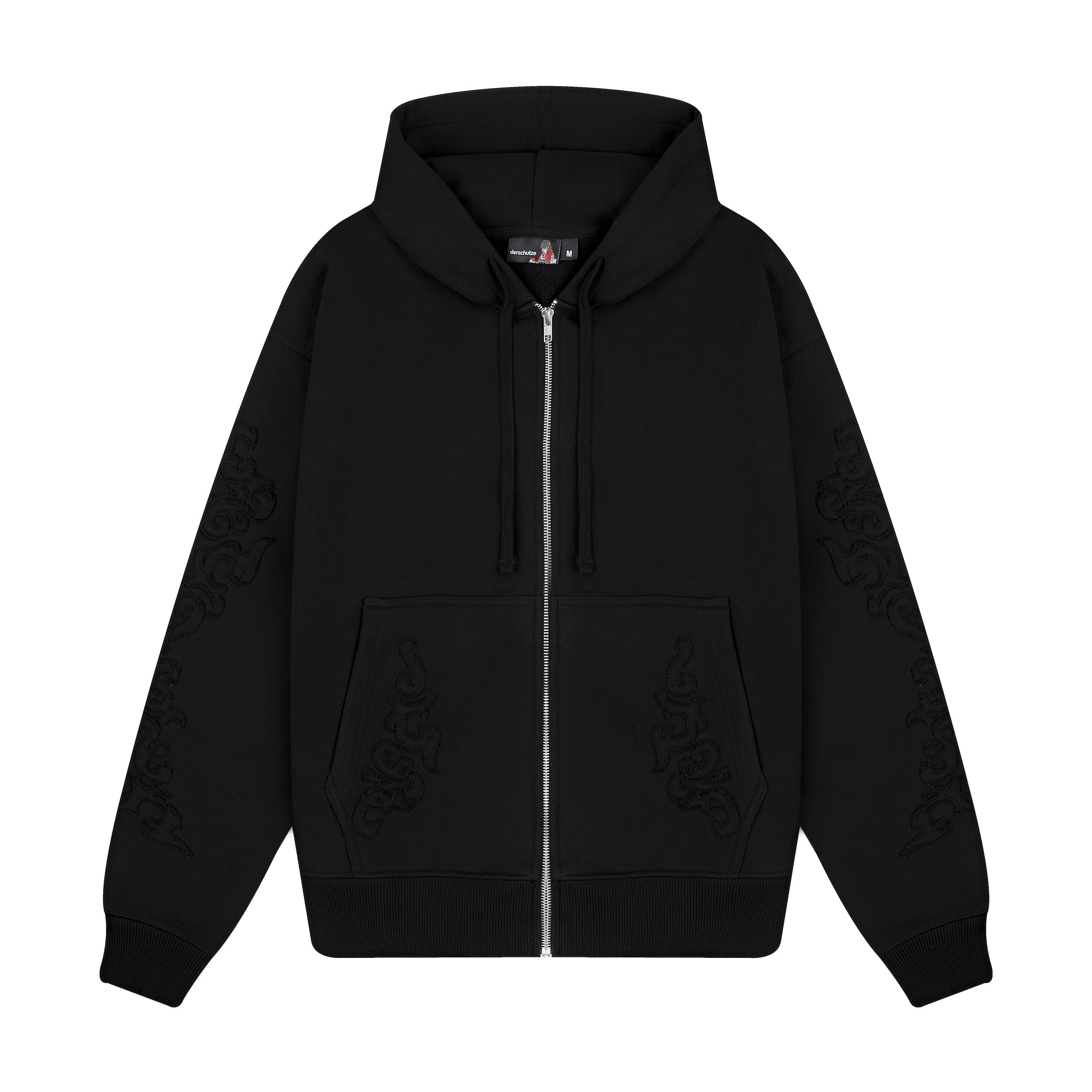 "western" Zip Up black-Fineriform