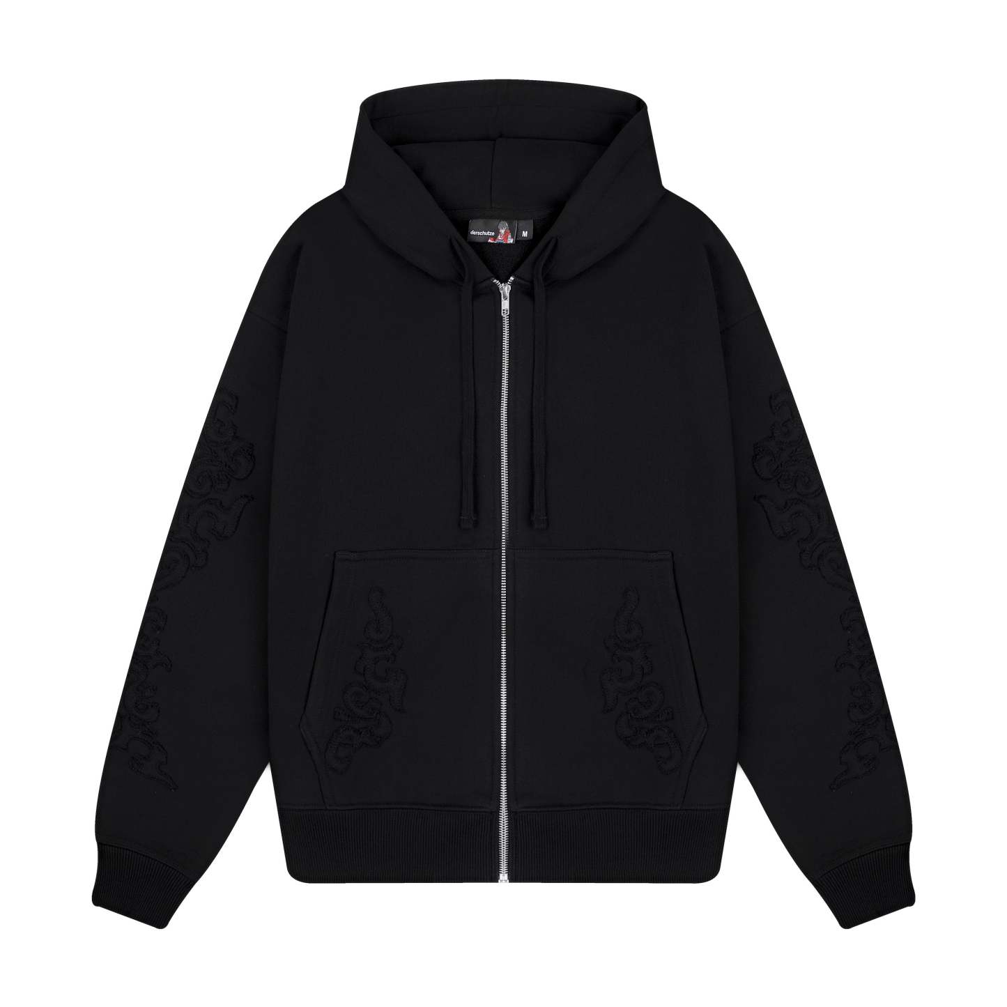 "western" Zip Up black-Fineriform