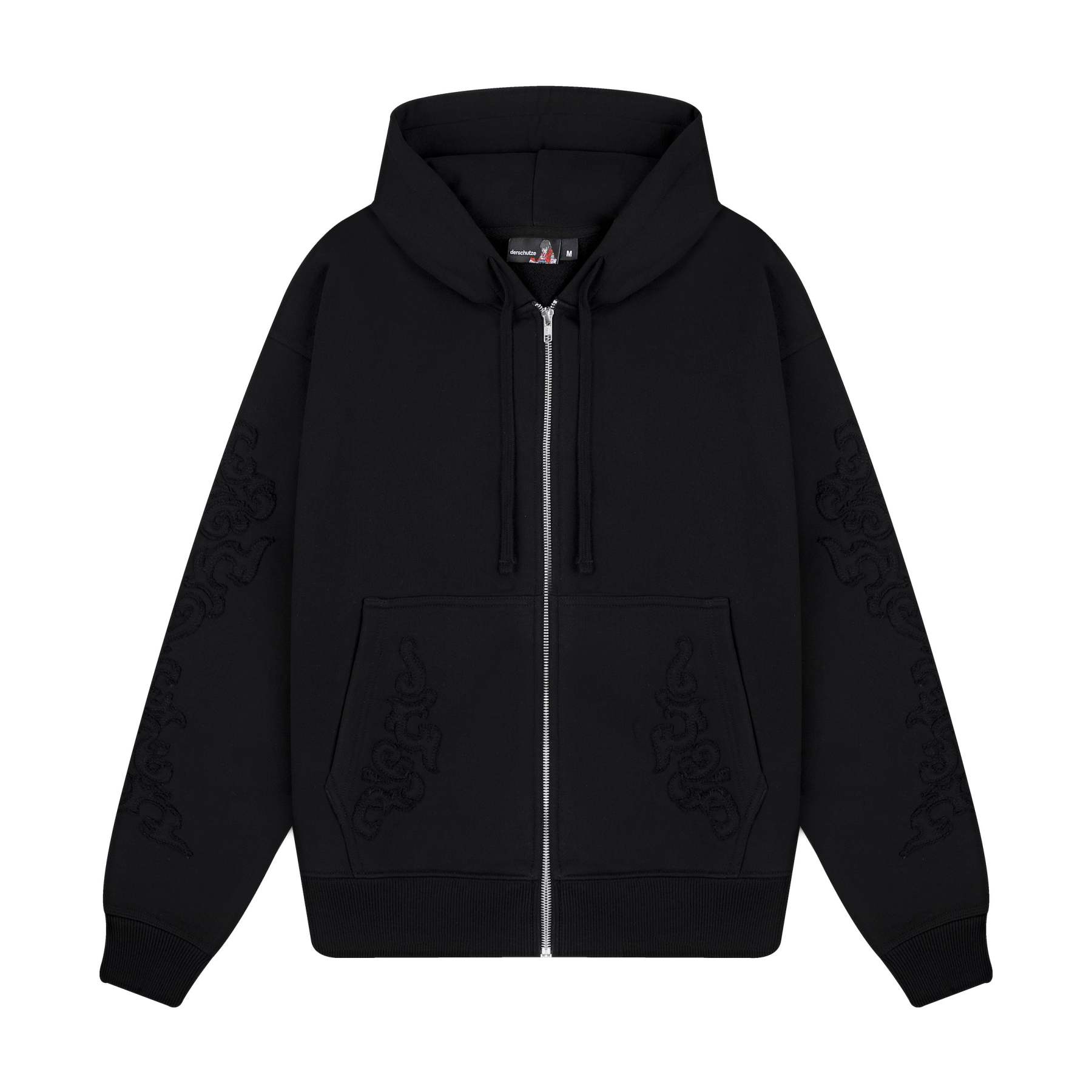 "western" Zip Up black-Fineriform