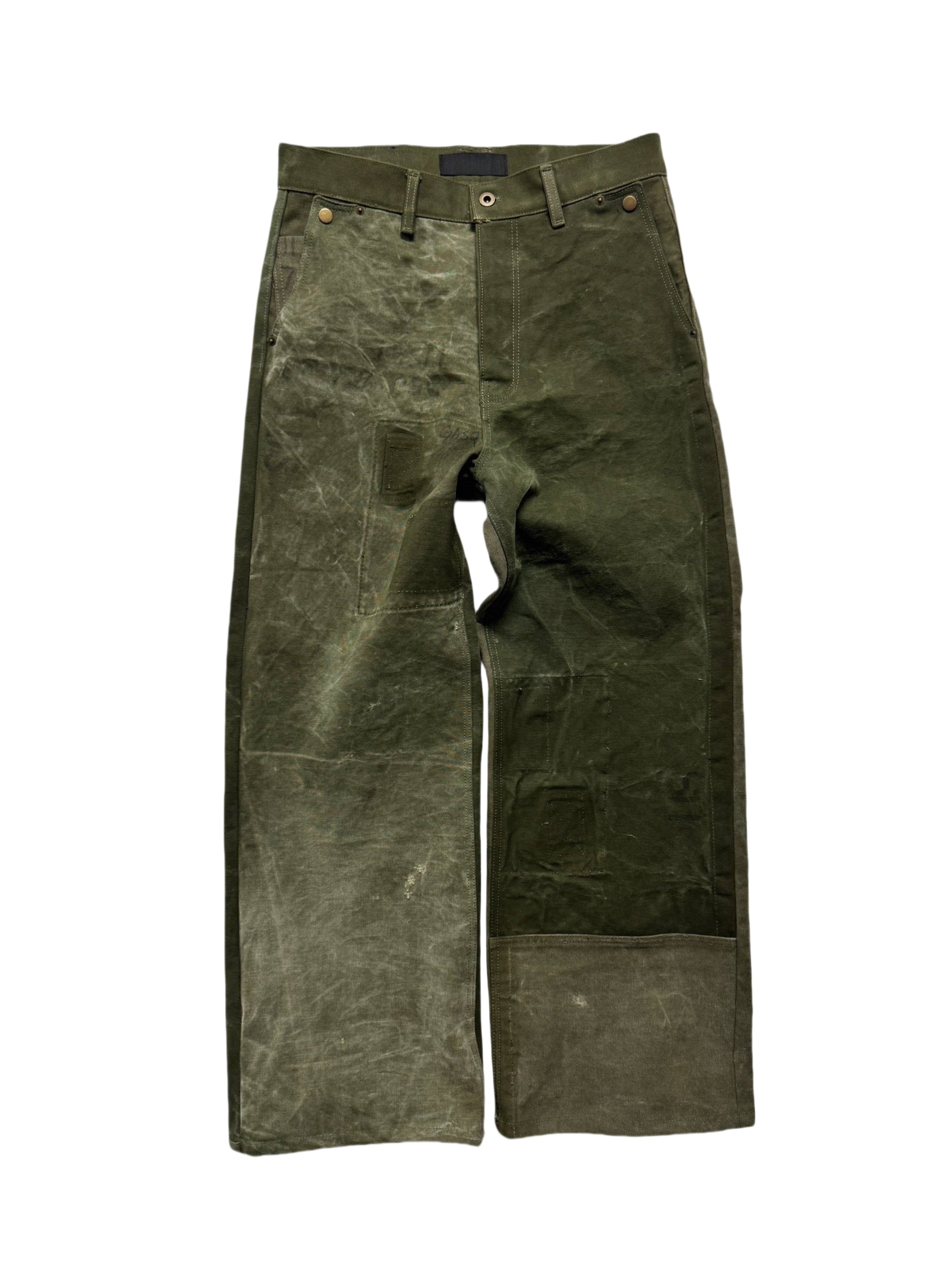 Vintage Patchwork Cargo Pants-Fineriform