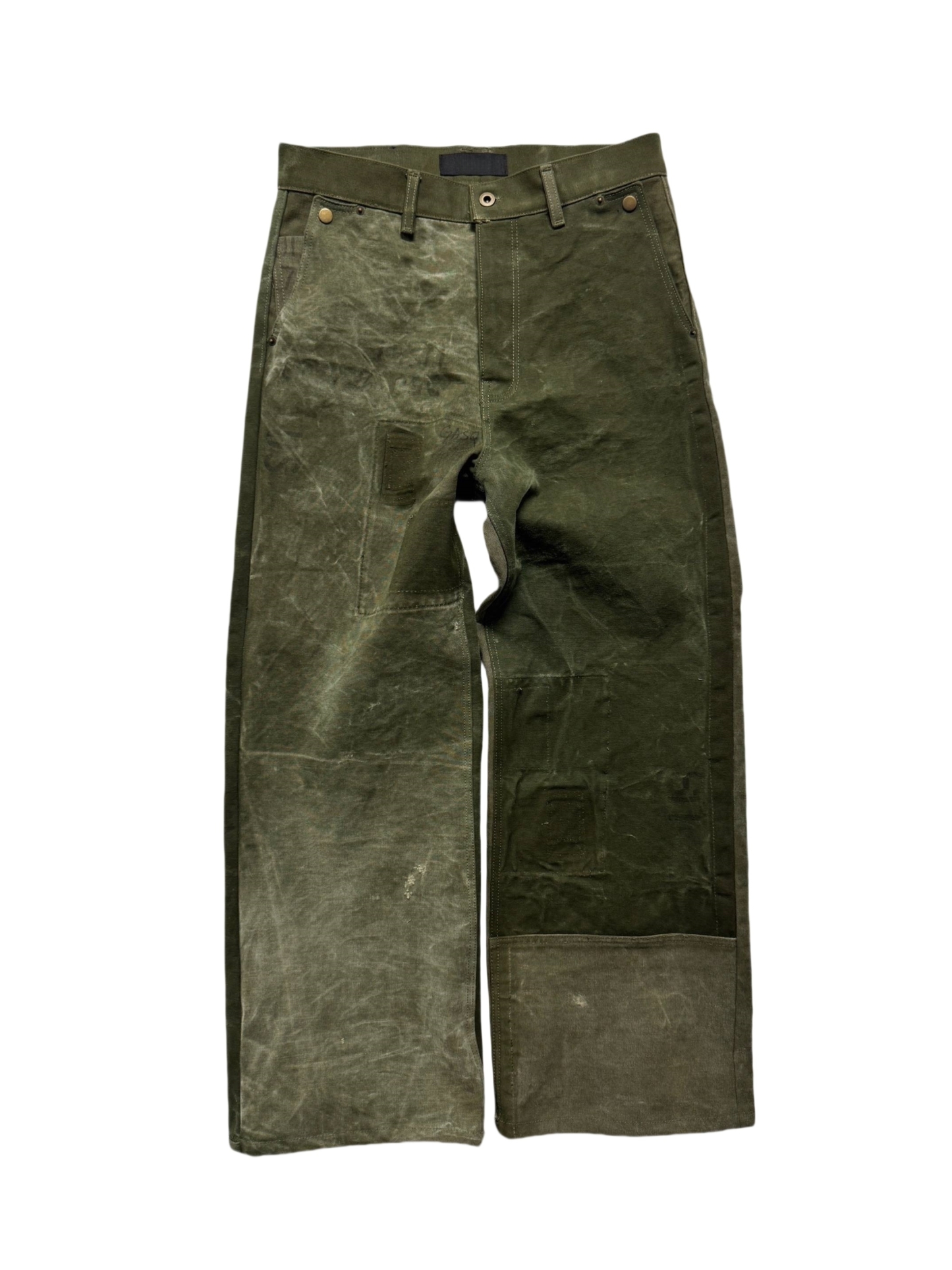 Vintage Patchwork Cargo Pants-Fineriform