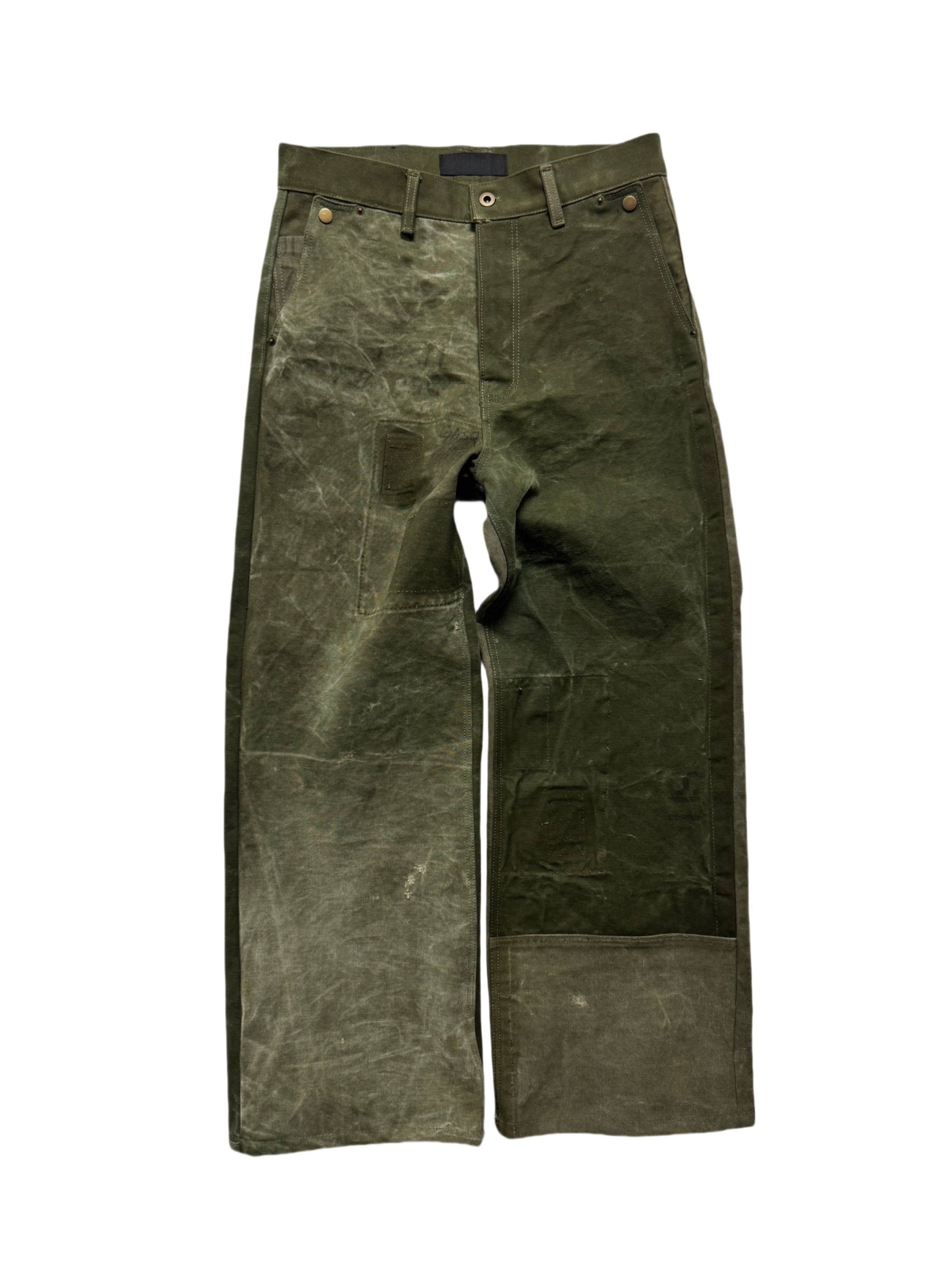 Vintage Patchwork Cargo Pants-Fineriform
