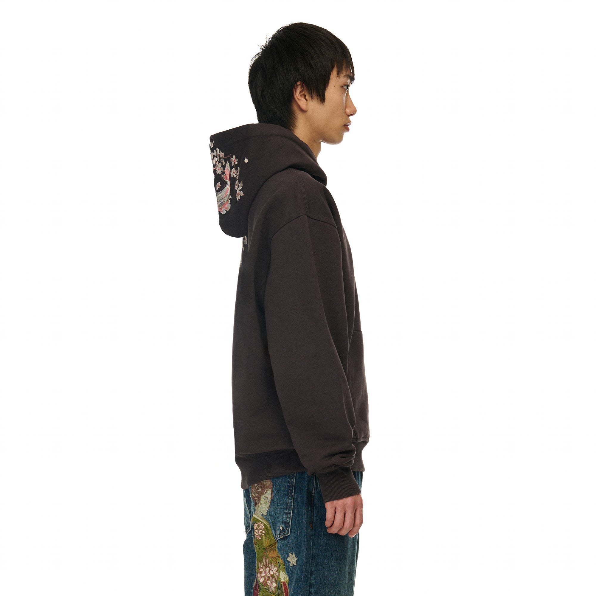 "yakuza" Hoodie brown-Fineriform