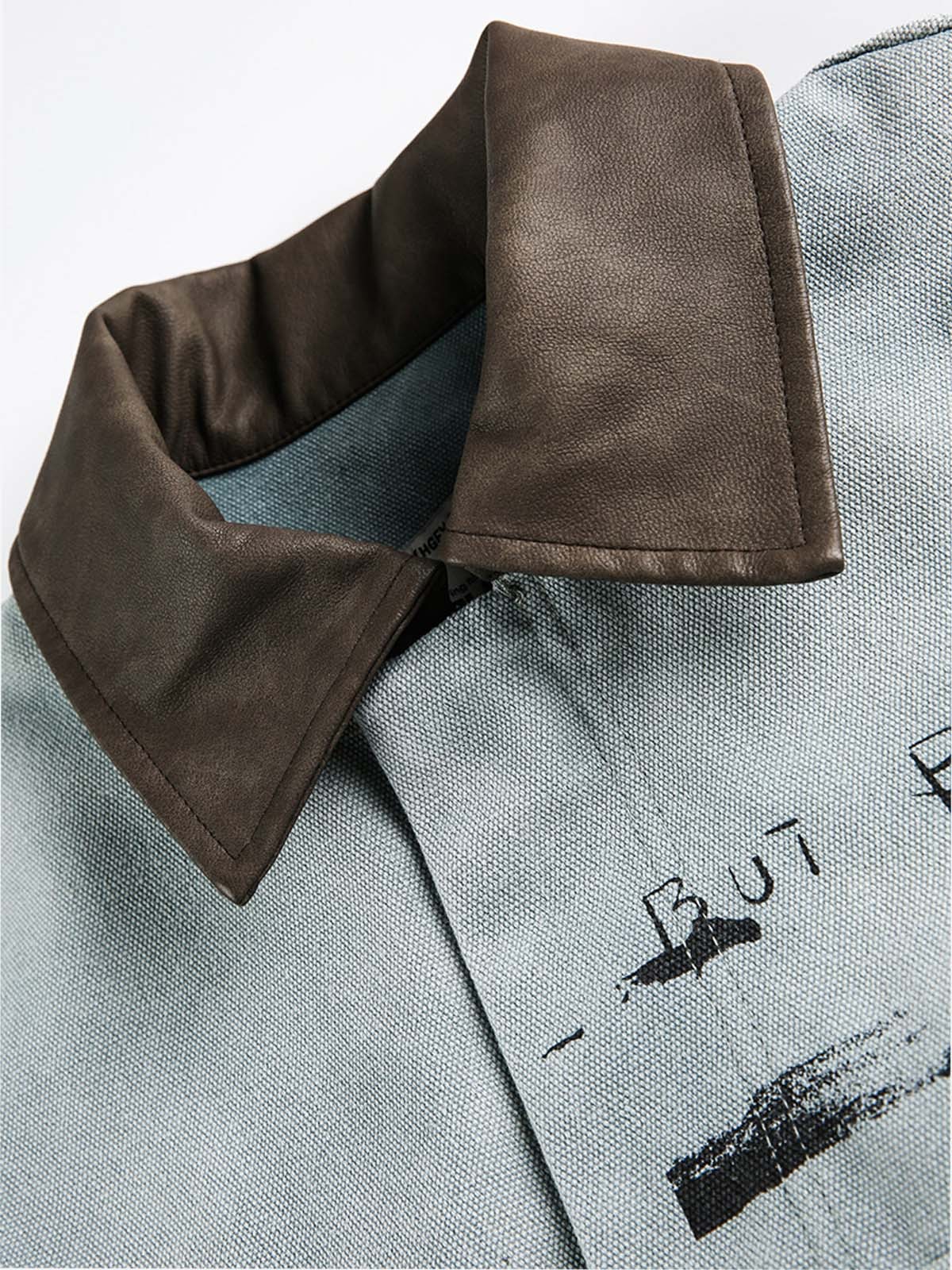 Vintage Washed Distressed Barn Work Jacket-Fineriform