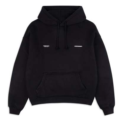 BLACK UNIFORM HOODIE-Fineriform