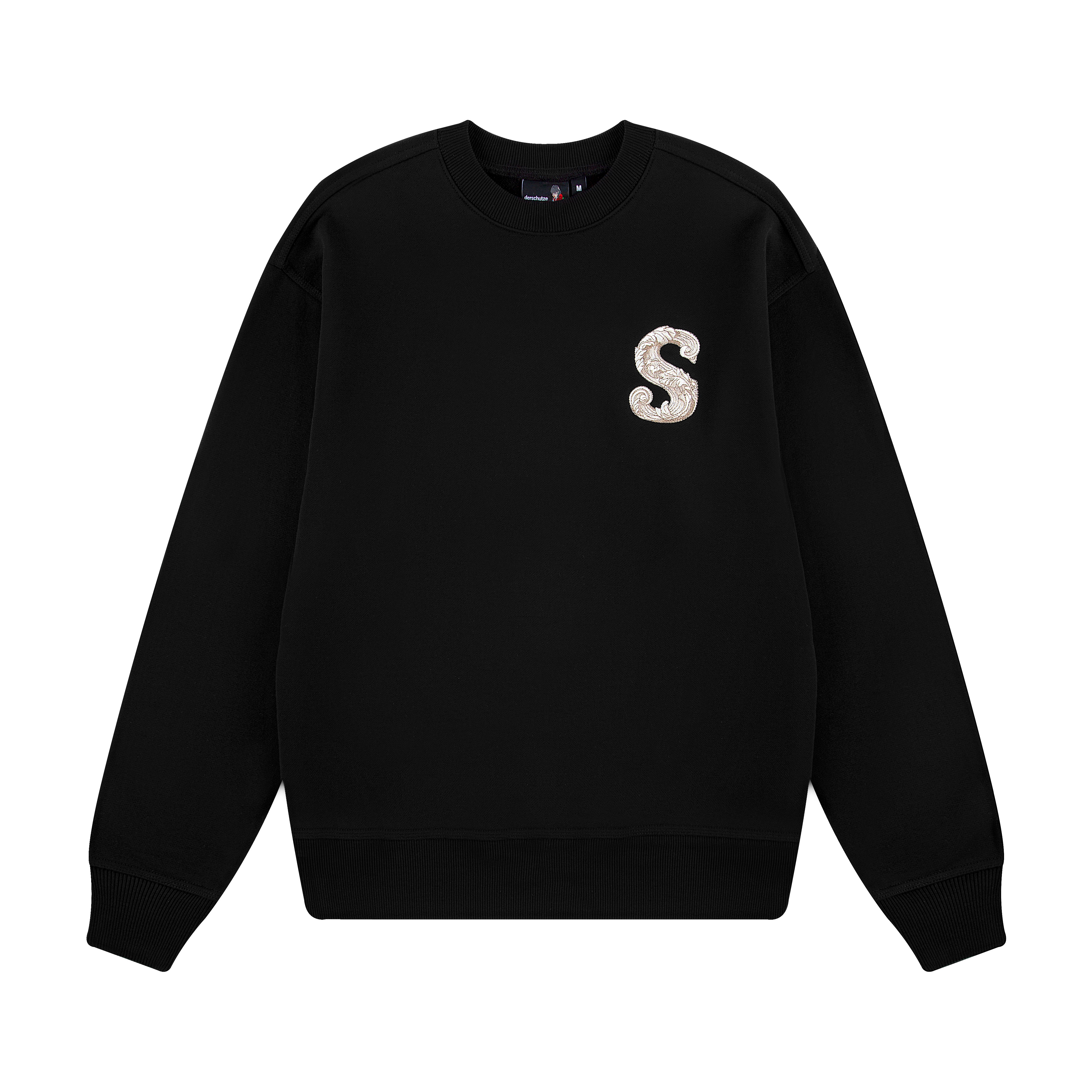 "awakening" Crewneck black 02-Fineriform