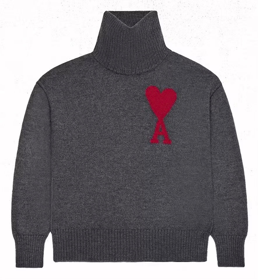 Ami Paris Turtleneck Sweater-Fineriform