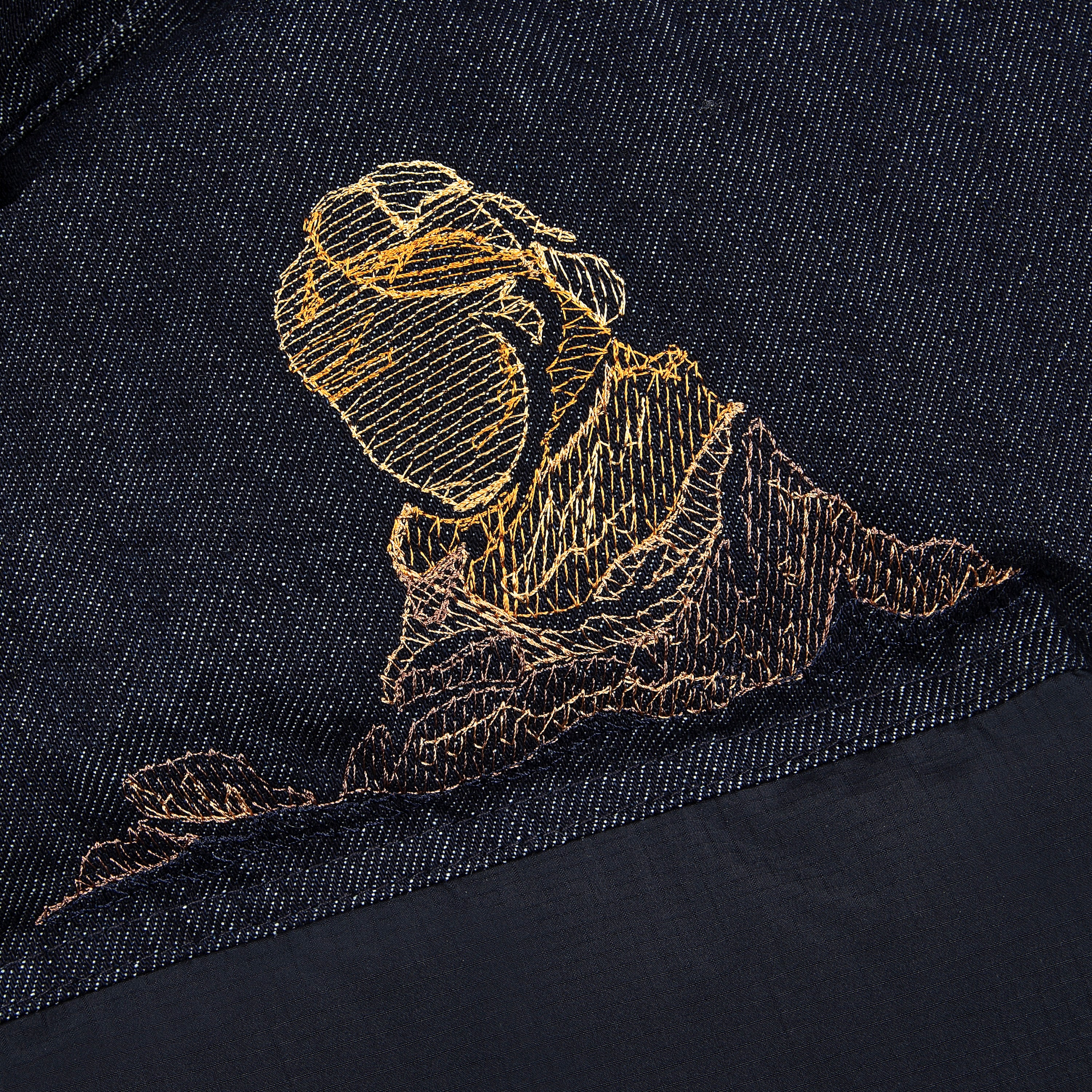 "whales" Puffer navy v2-Fineriform