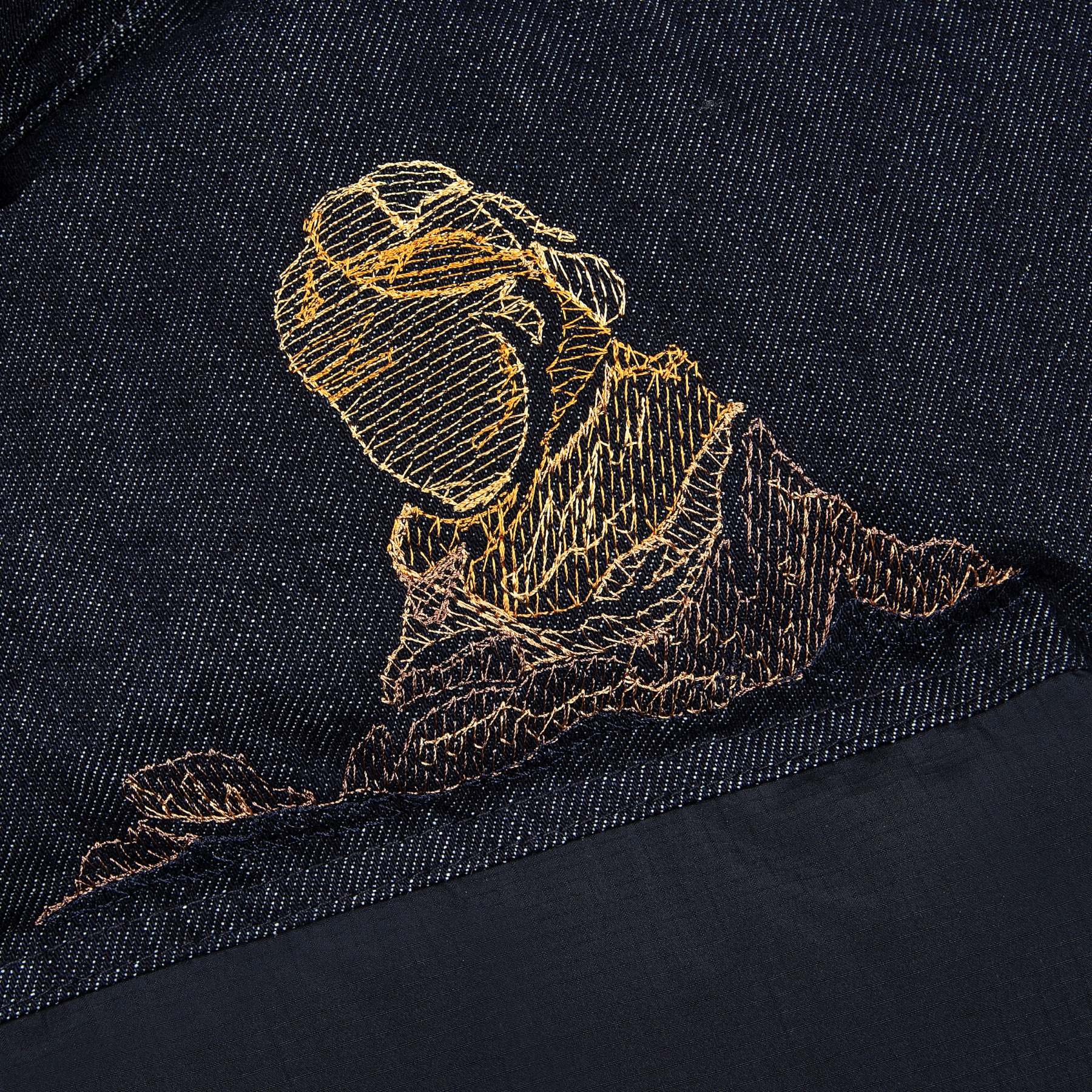 "whales" Puffer navy v2-Fineriform