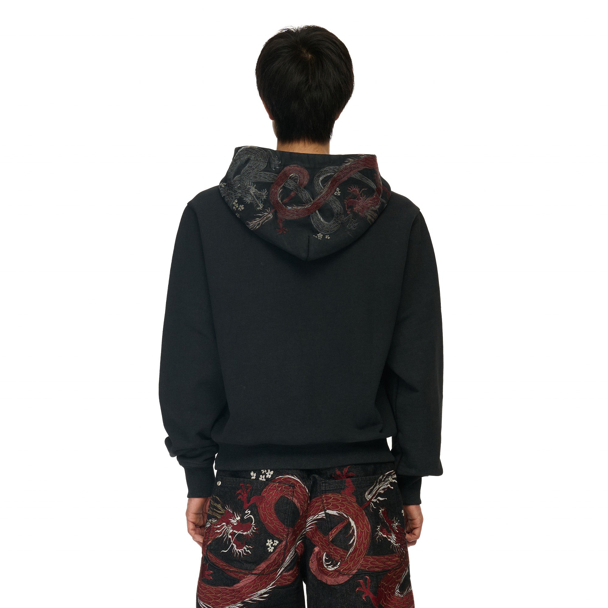 "yakuza" Hoodie black 02-Fineriform