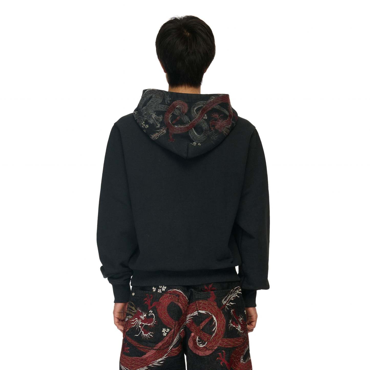 "yakuza" Hoodie black 02-Fineriform