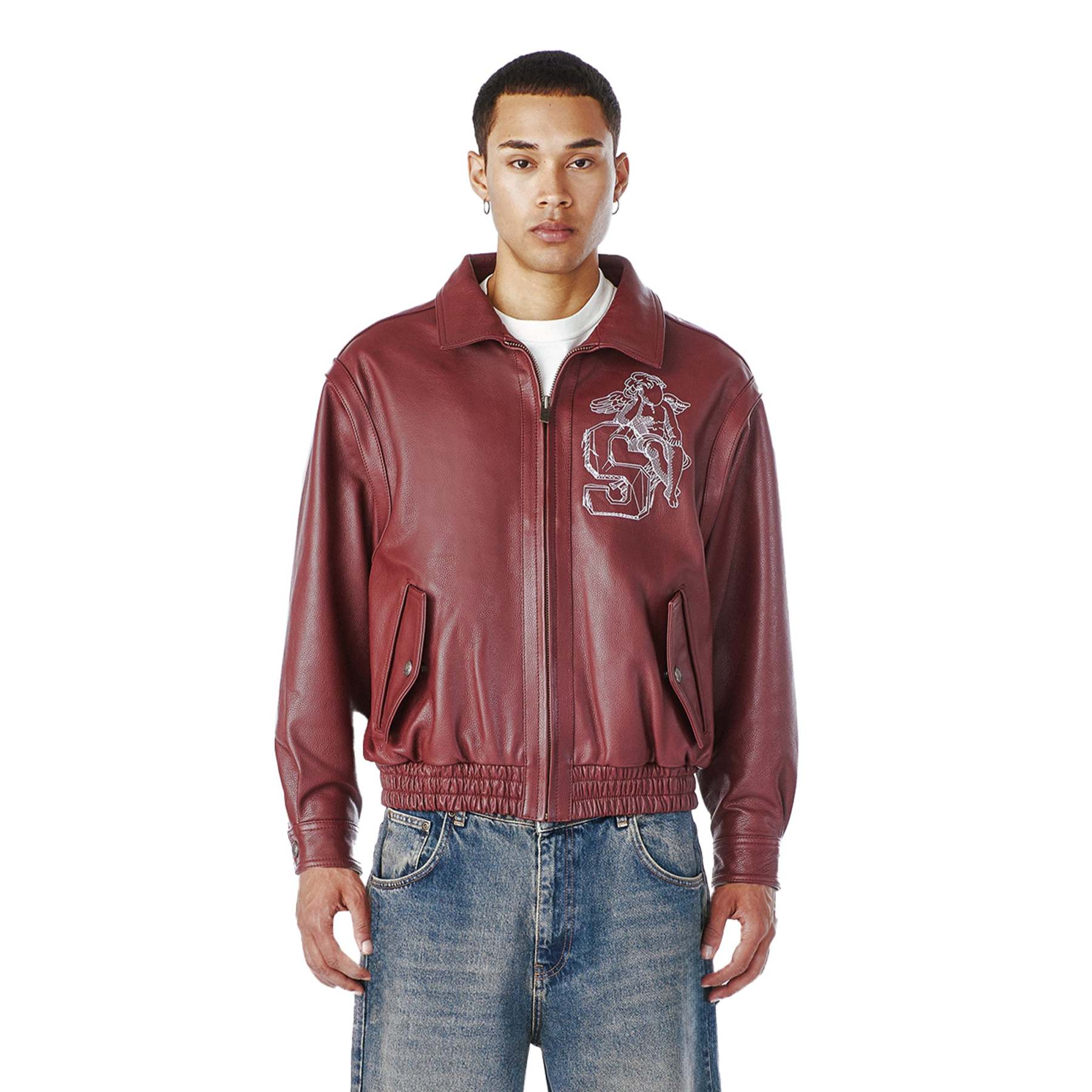 "gallery" Leather Jacket-Fineriform