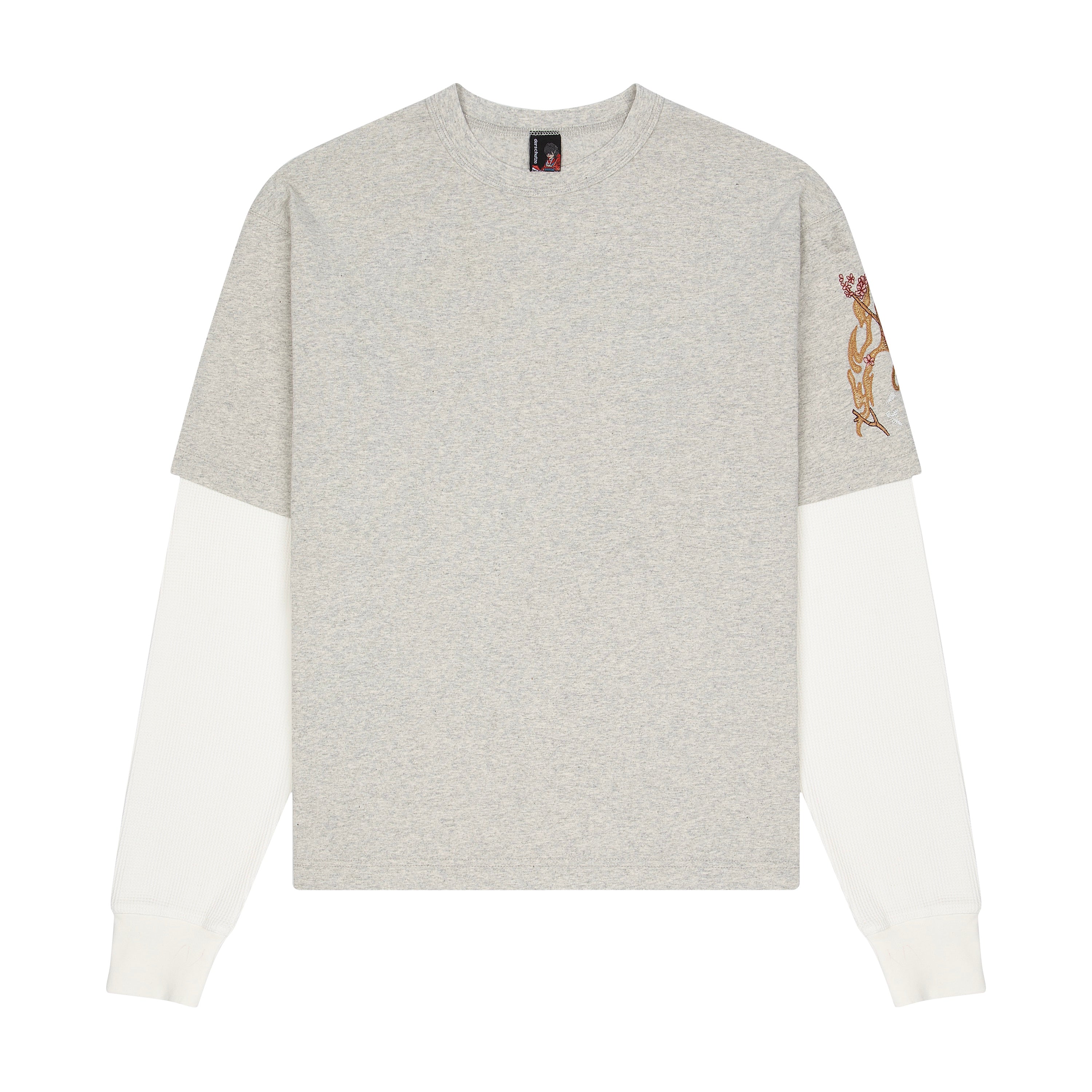 "yakuza" layered Longsleeve grey-Fineriform