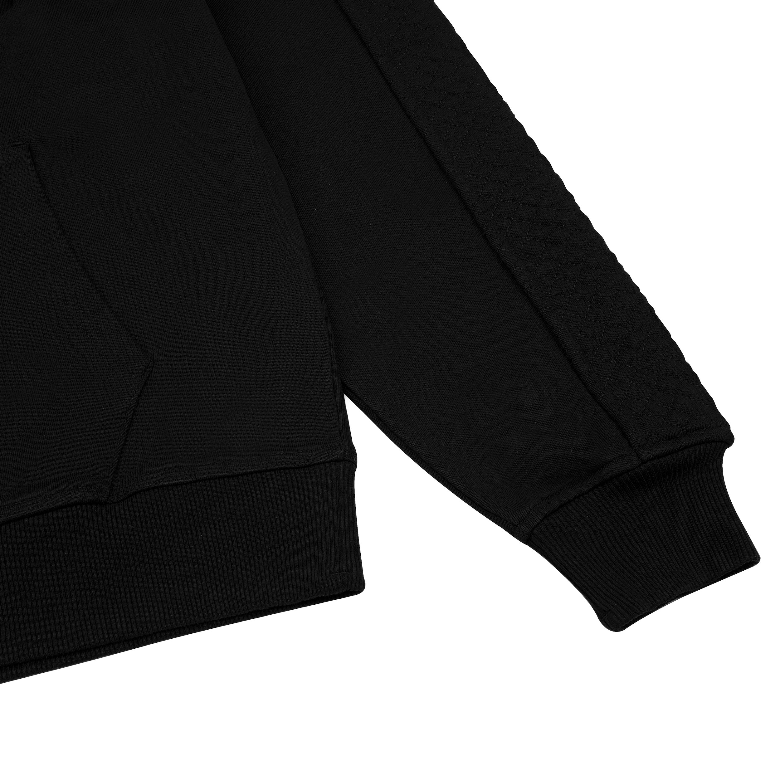 "sashiko" Hoodie black-Fineriform