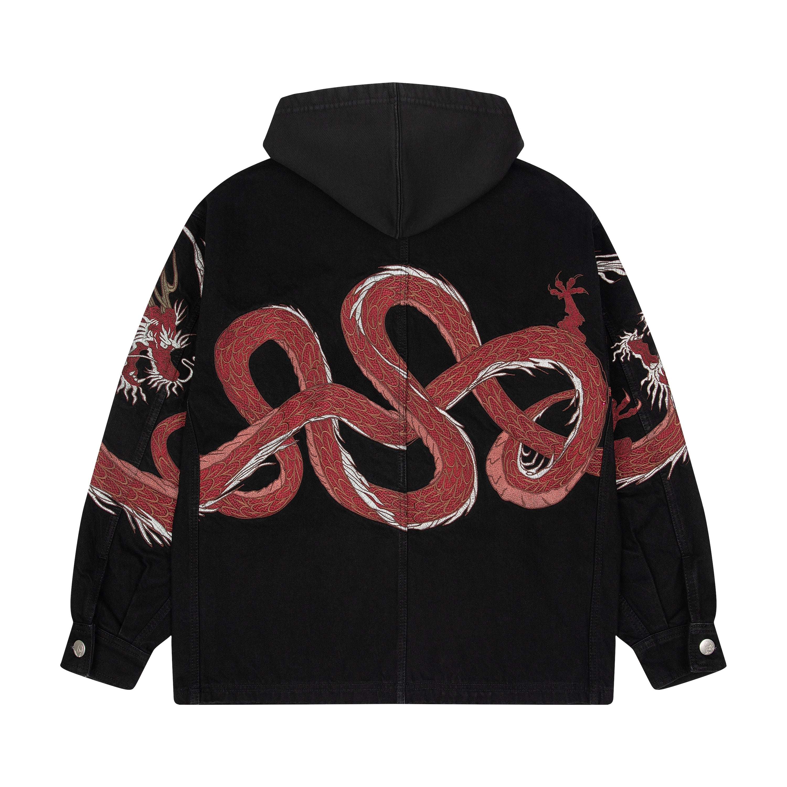 "yakuza" denim Jacket black-Fineriform