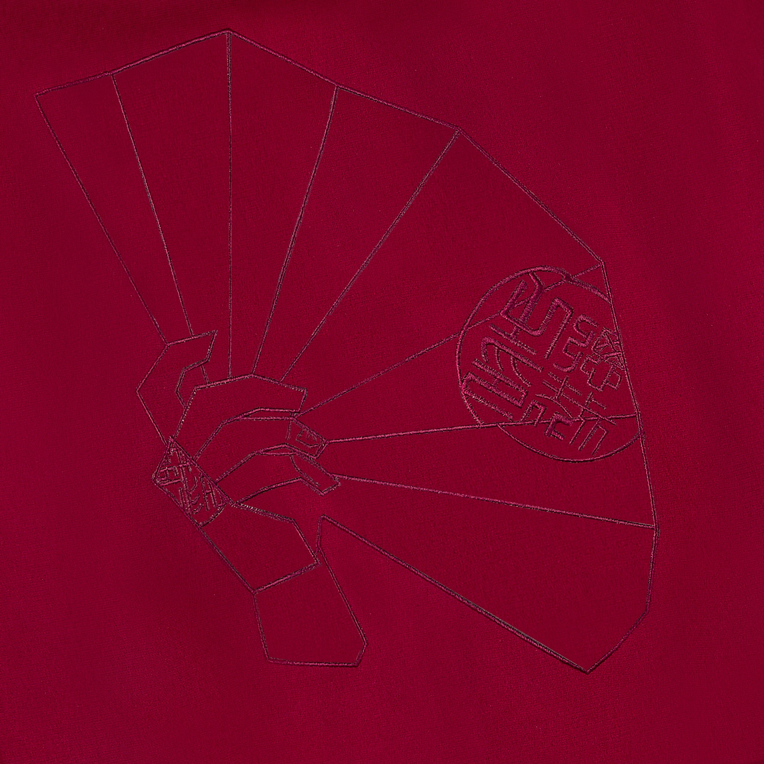 "yen" Zip Up burgundy-Fineriform