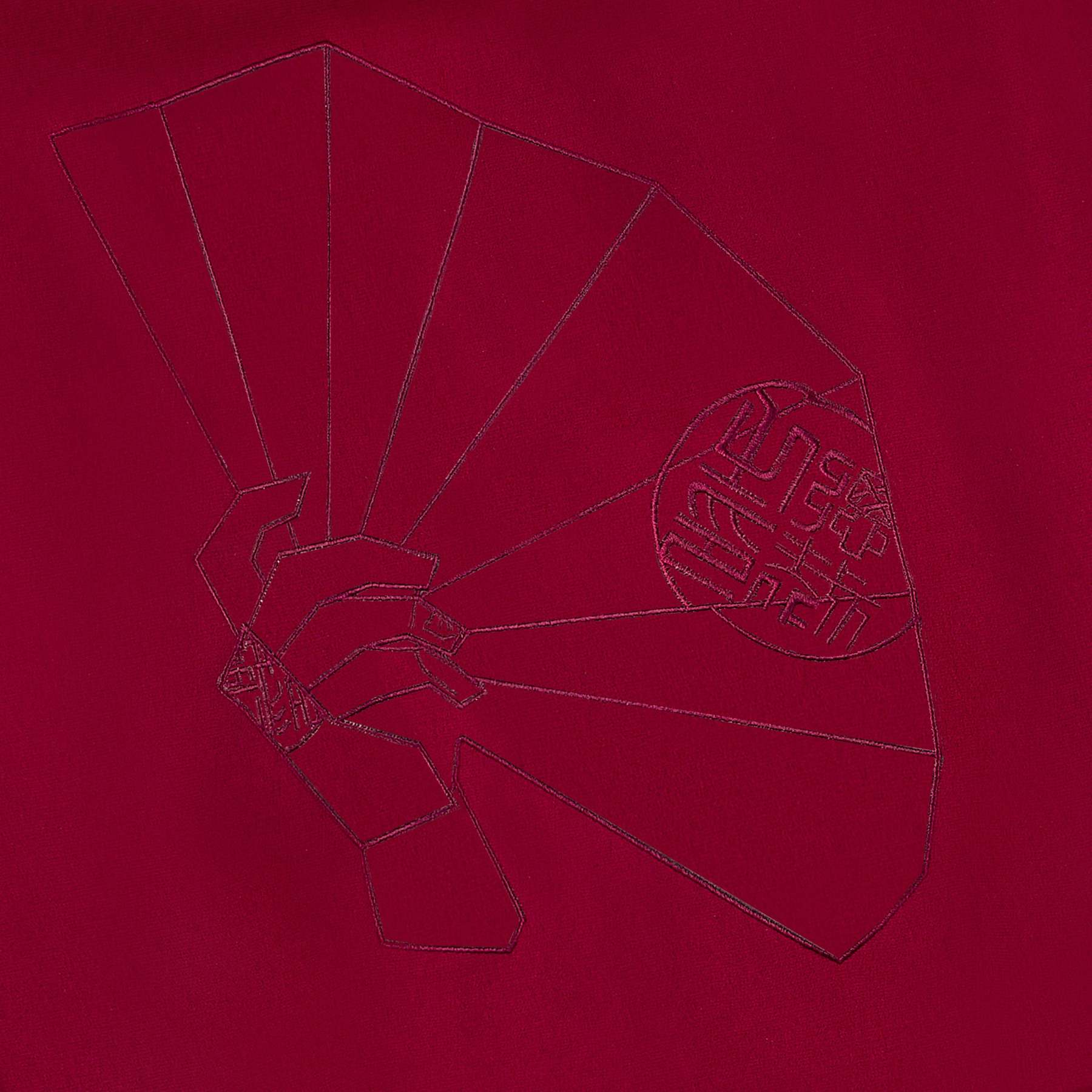 "yen" Zip Up burgundy-Fineriform