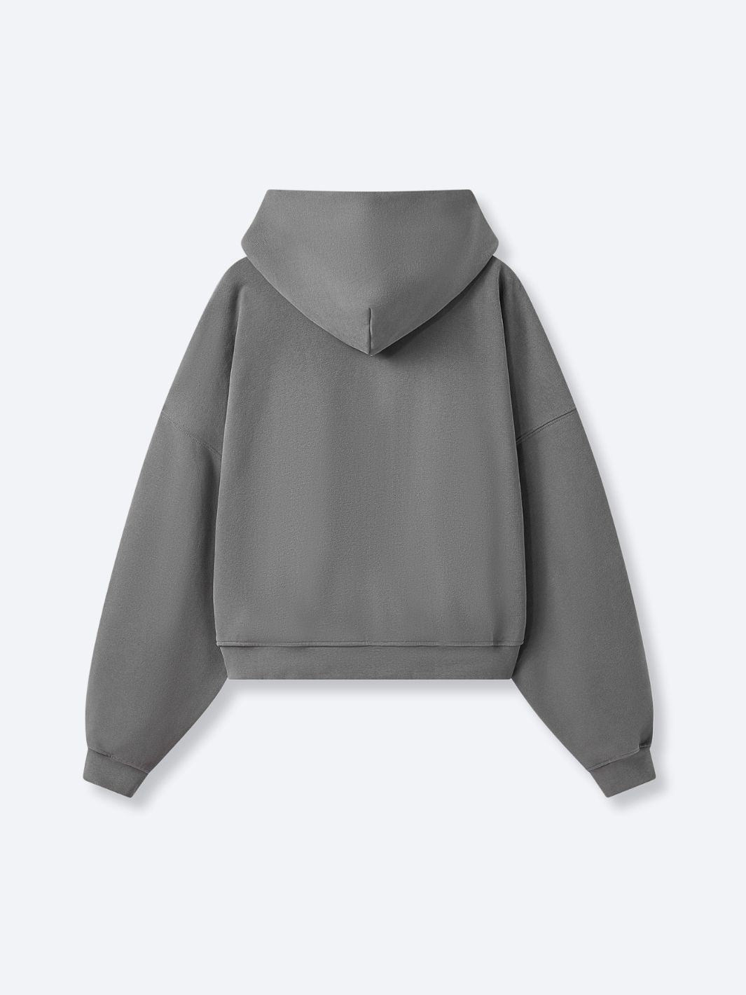 SMILEY BOXY DOUBLE ZIP - CHARCOAL-Fineriform