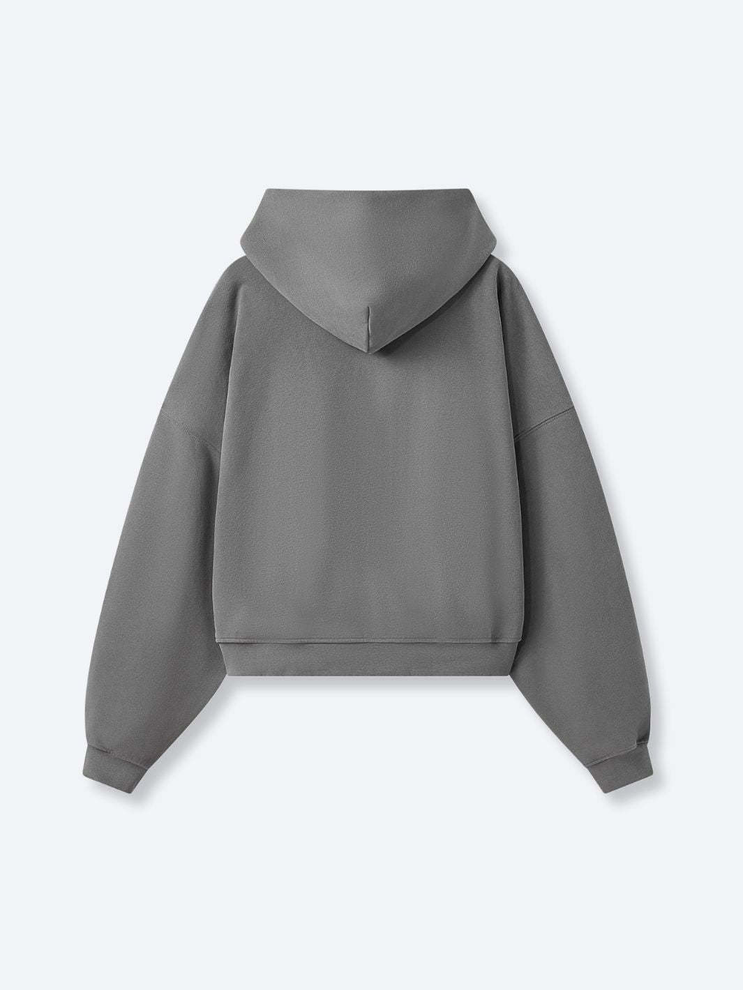 SMILEY BOXY DOUBLE ZIP - CHARCOAL-Fineriform