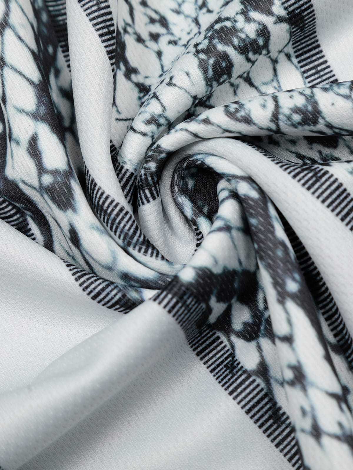 Jersey Style Snake Print T-Shirt - 2418-Fineriform