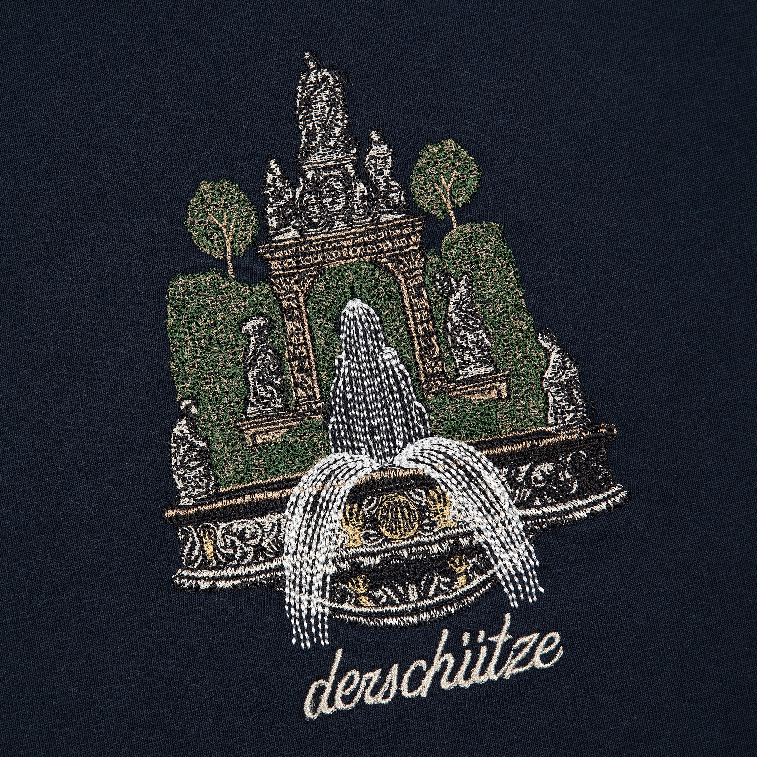 "gallery" layered Longsleeve navy-Fineriform