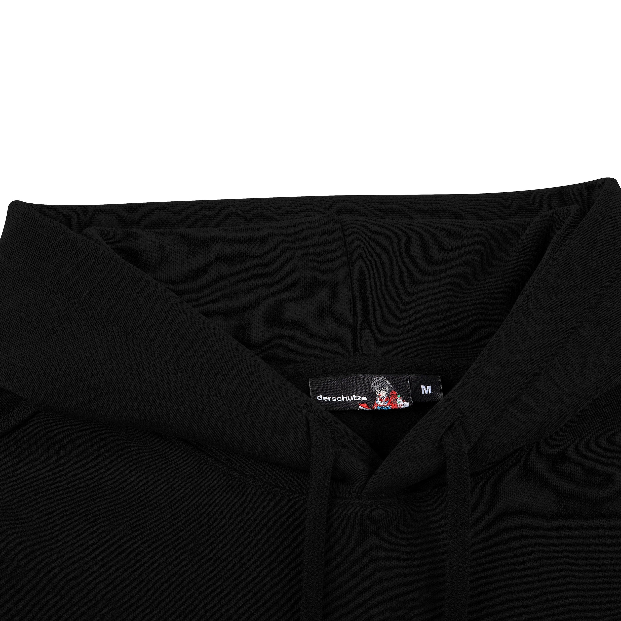 "riot" Hoodie black-Fineriform