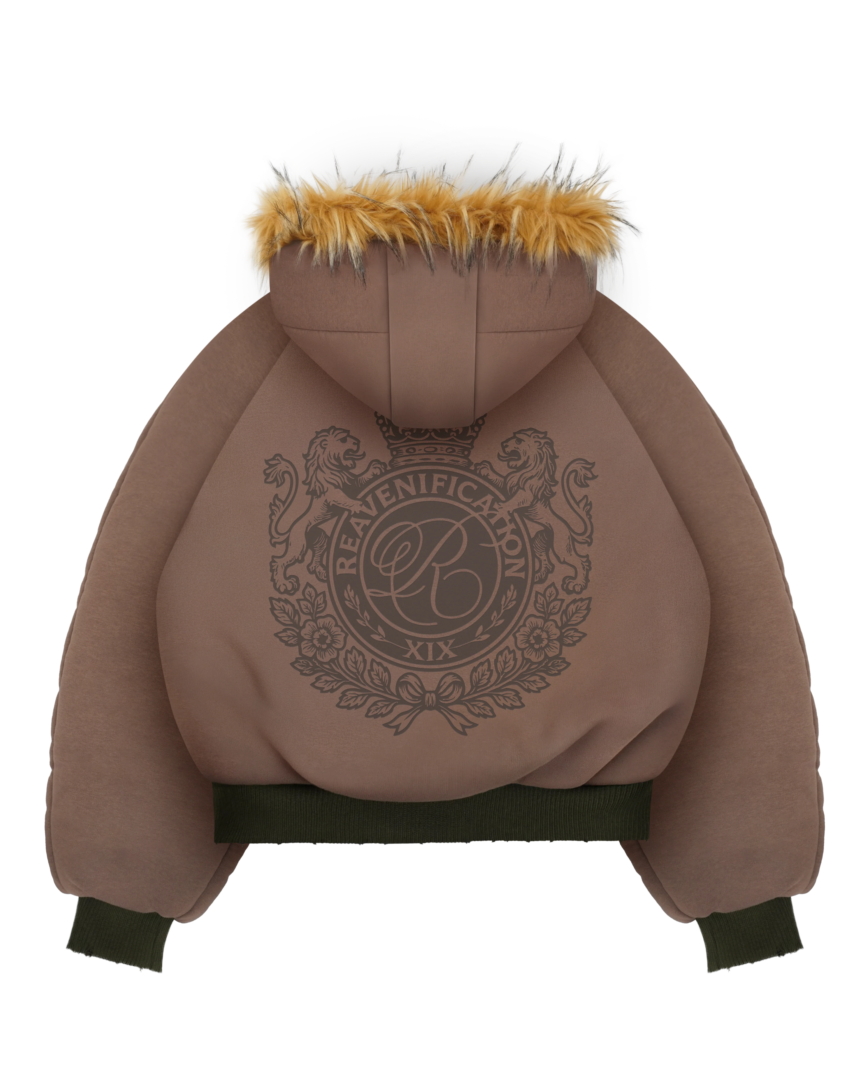 Fur Bomber Jacket-Fineriform