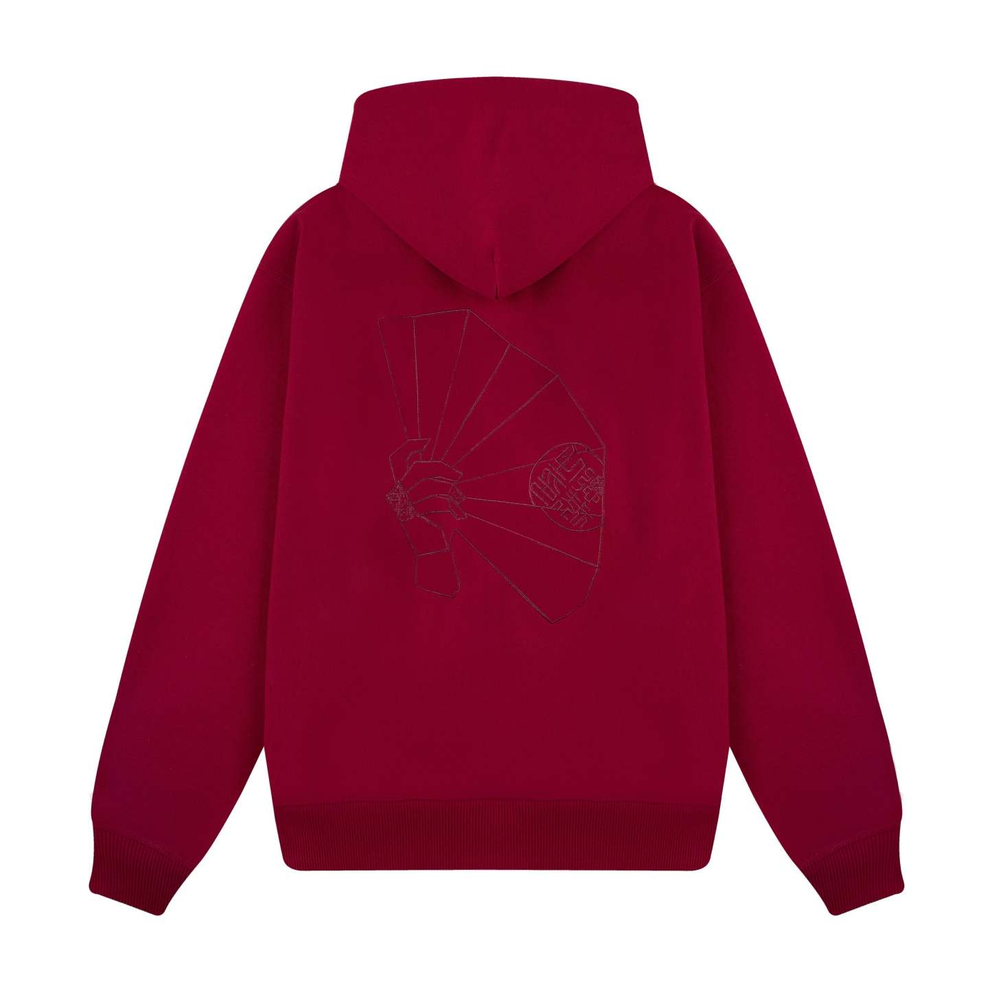 "yen" Zip Up burgundy-Fineriform