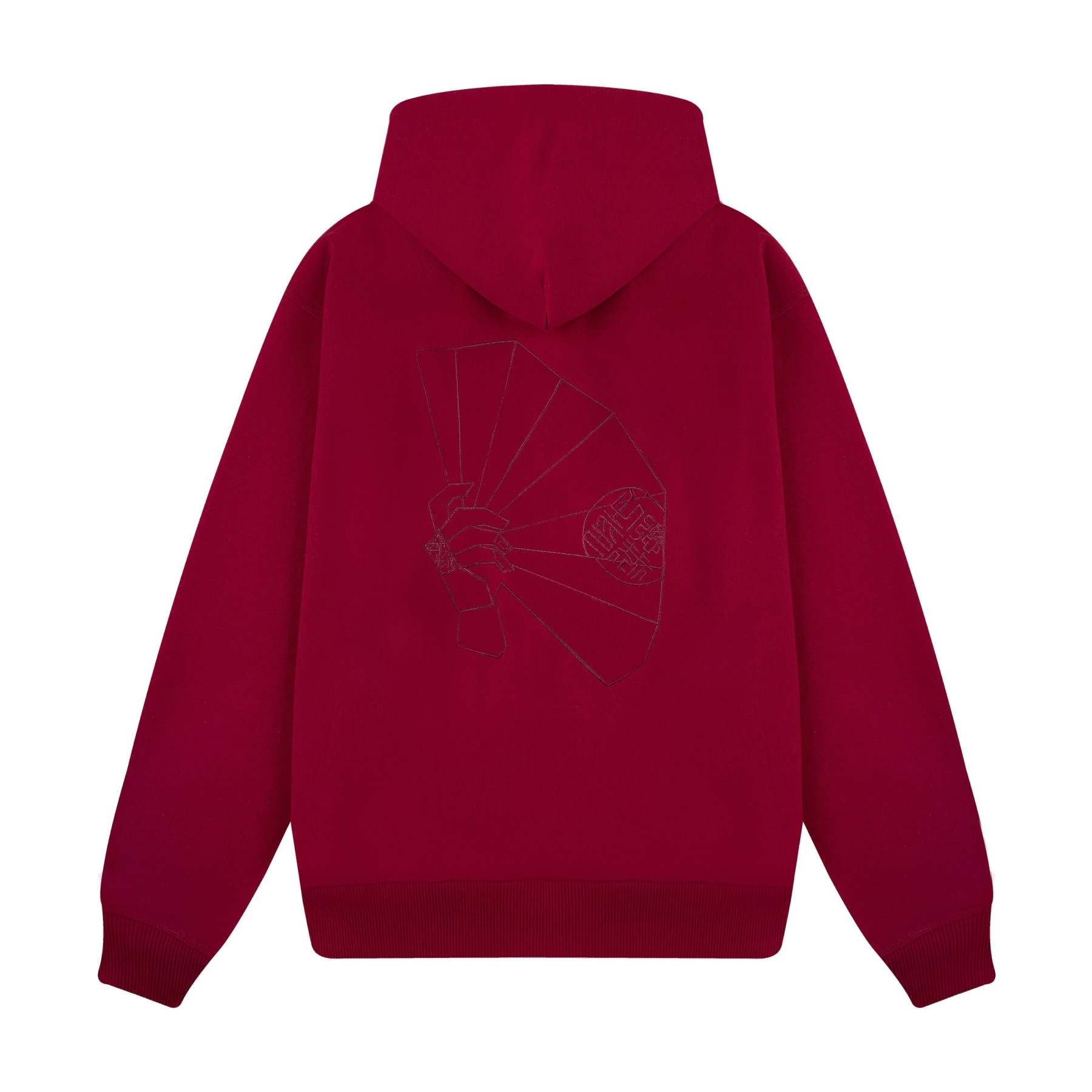 "yen" Zip Up burgundy-Fineriform