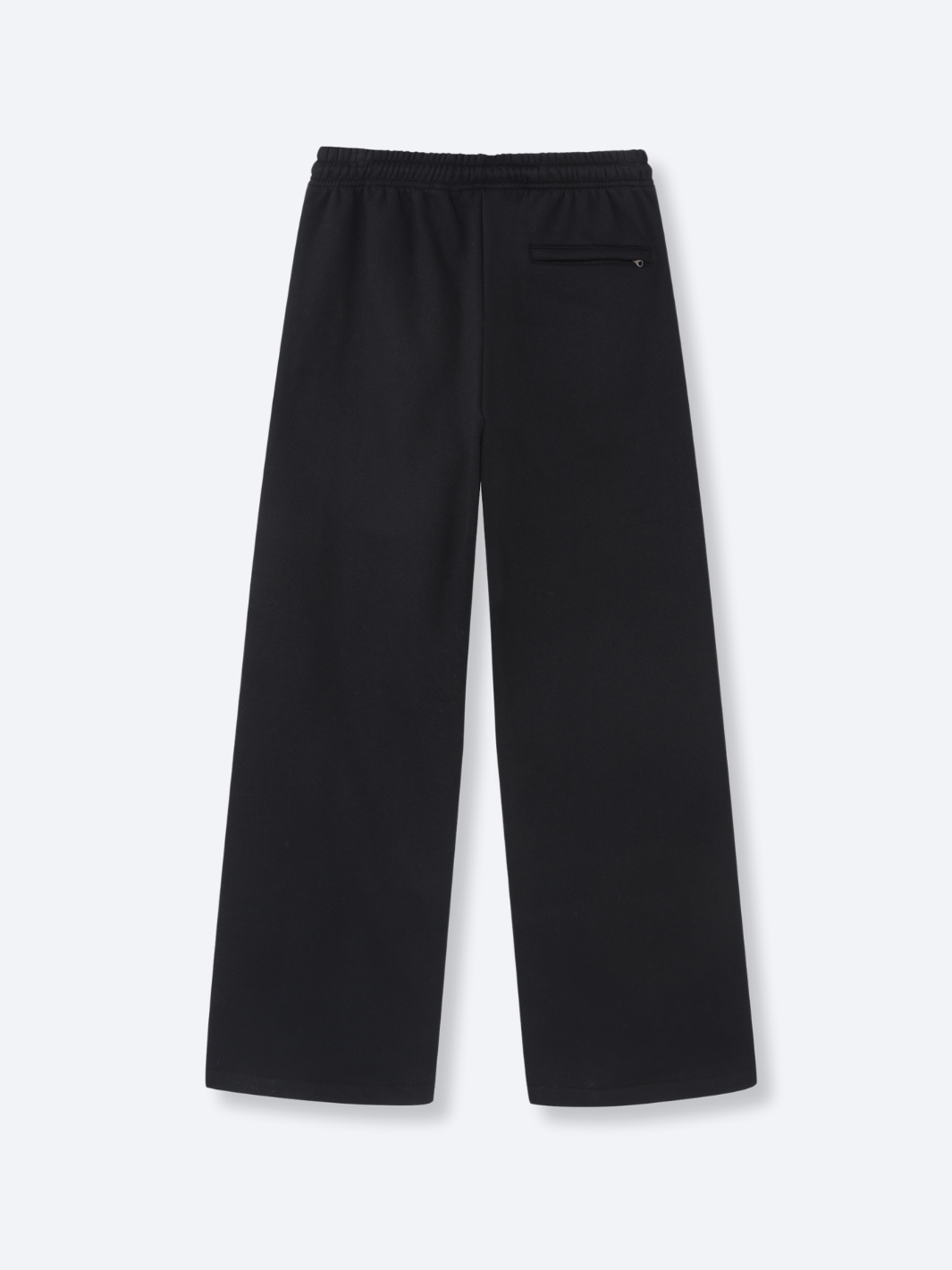 STRAIGHT LEG SWEATPANTS - BLACK-Fineriform