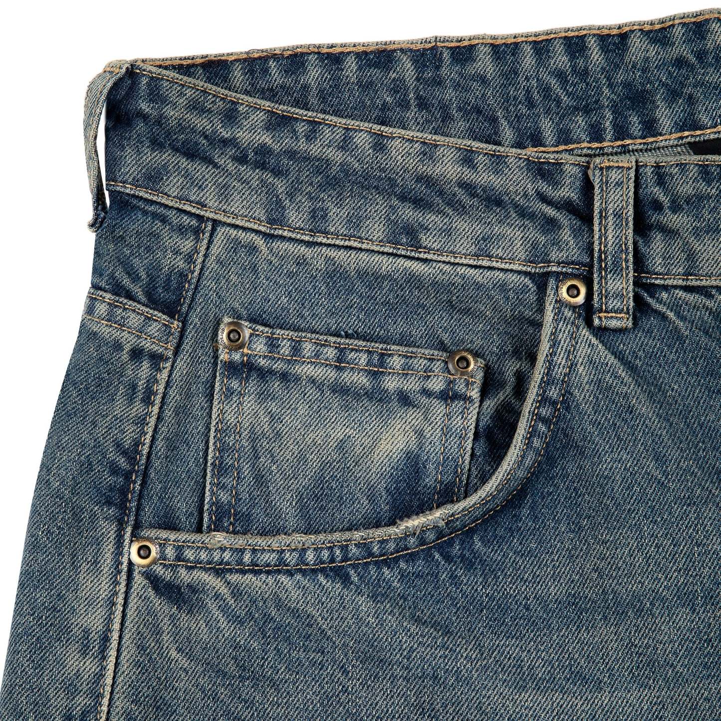 "lotus" Jorts indigo-Fineriform