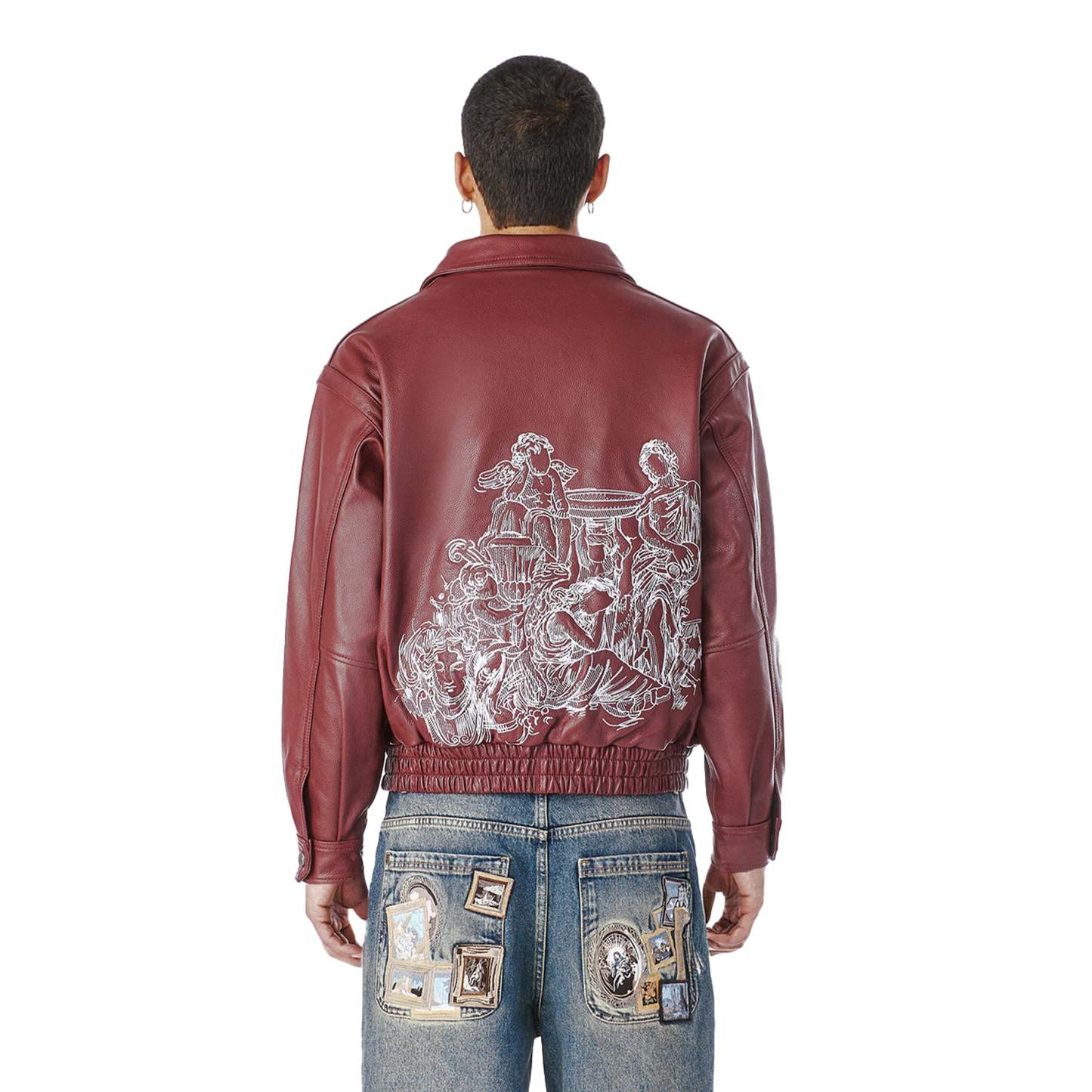 "gallery" Leather Jacket-Fineriform