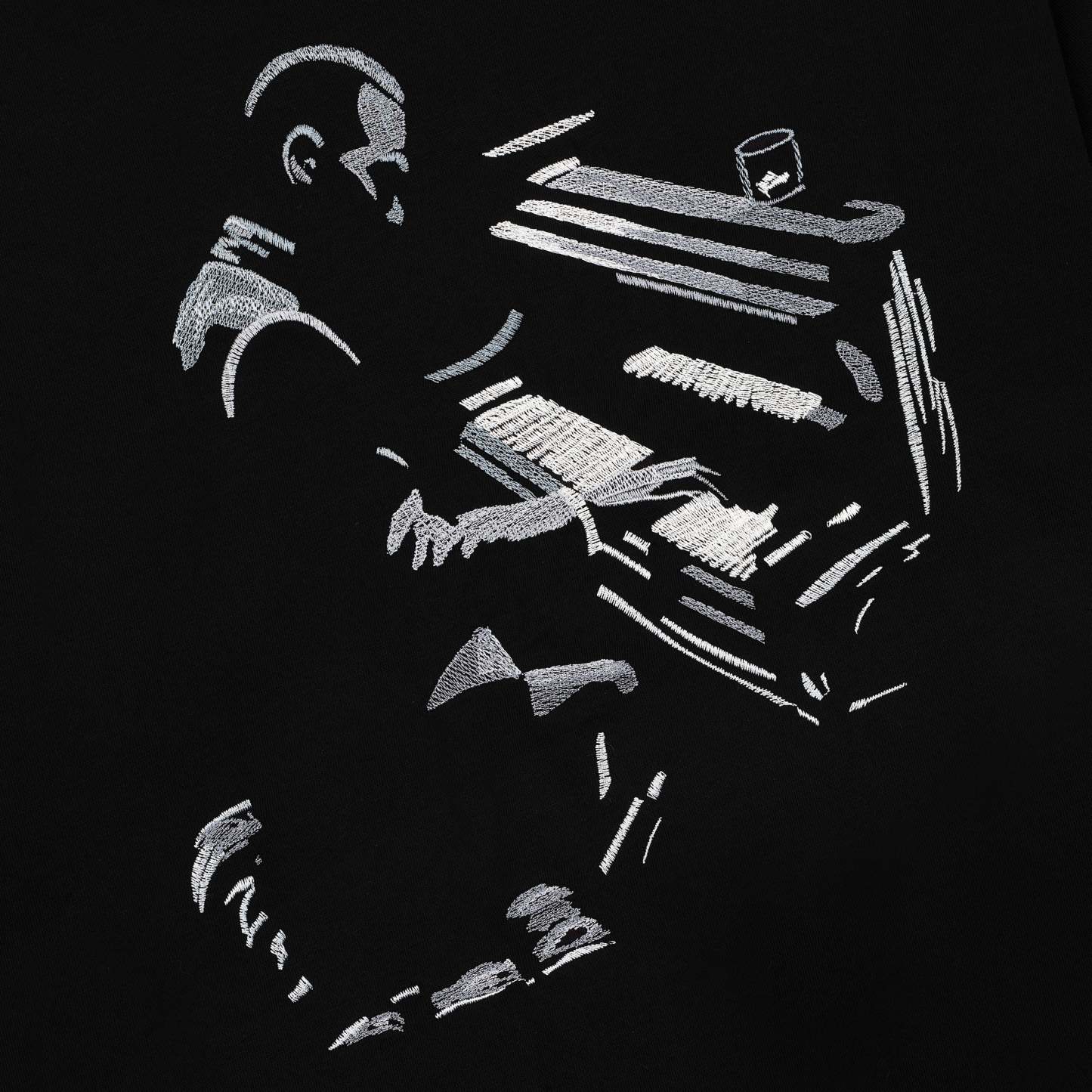 "jazz v2" T Shirt black-Fineriform