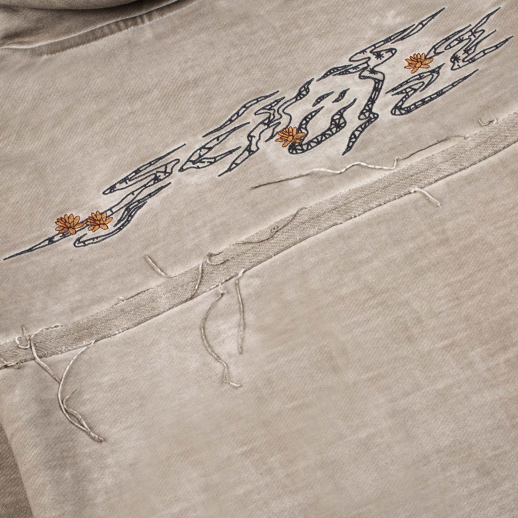 "sashiko v2" Hoodie light grey-Fineriform